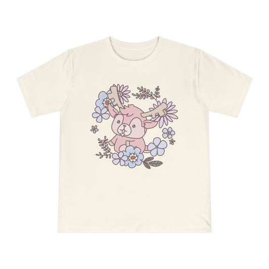 Shikataro's flower unisex shirt from organic cotton (EU market)