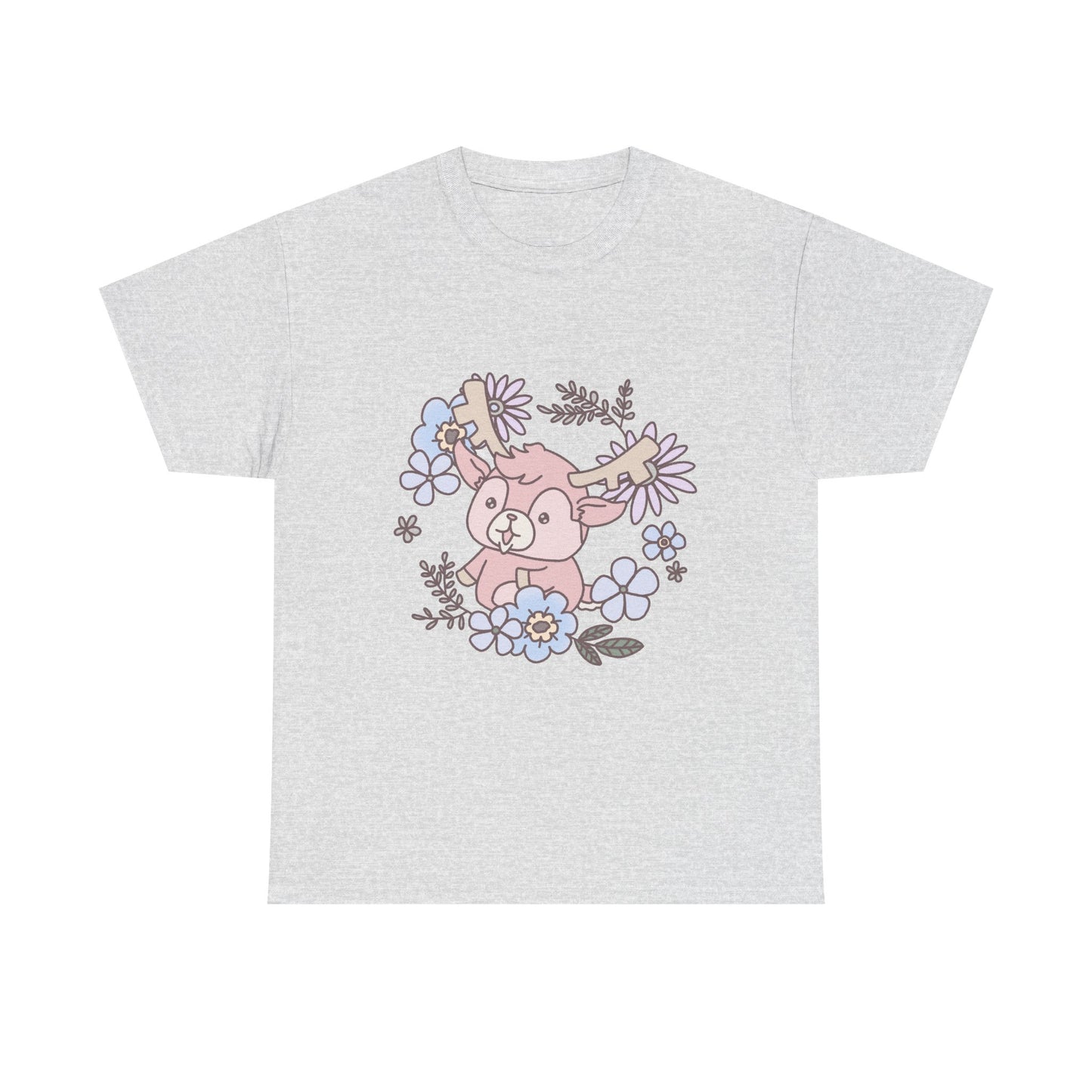 Shikataro's flower unisex shirt from organic cotton (US market)