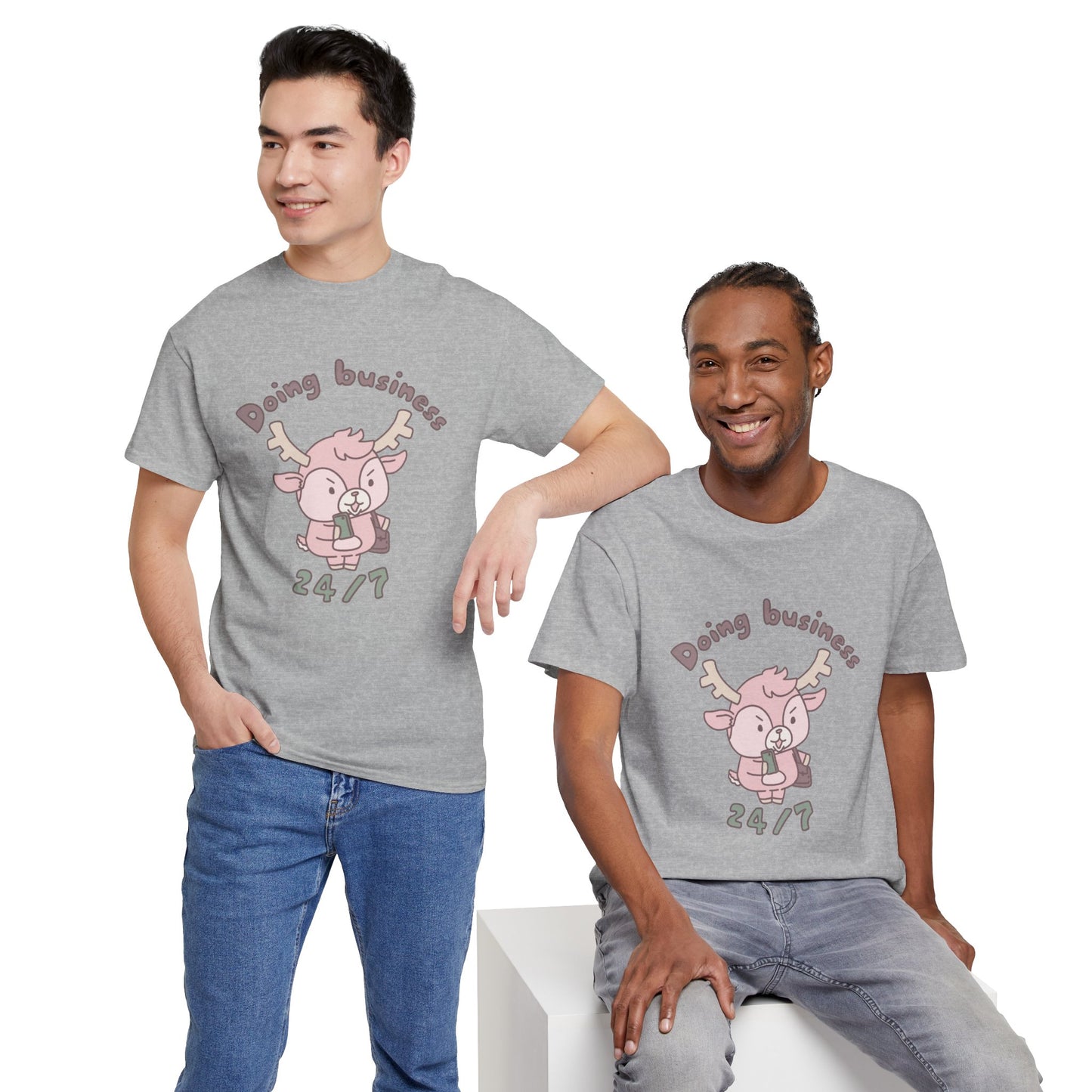 Shikataro's business unisex shirt from organic cotton (US market)