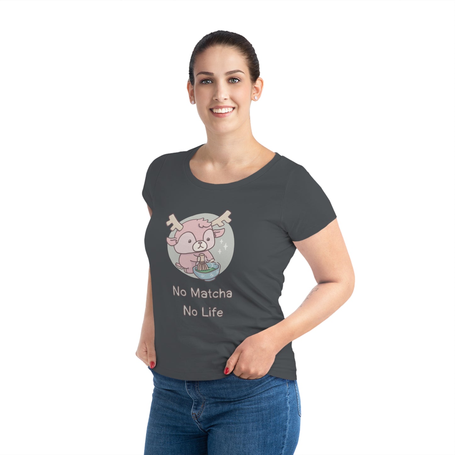 Shikataro's matcha women's T-shirt from organic cotton (EU market)