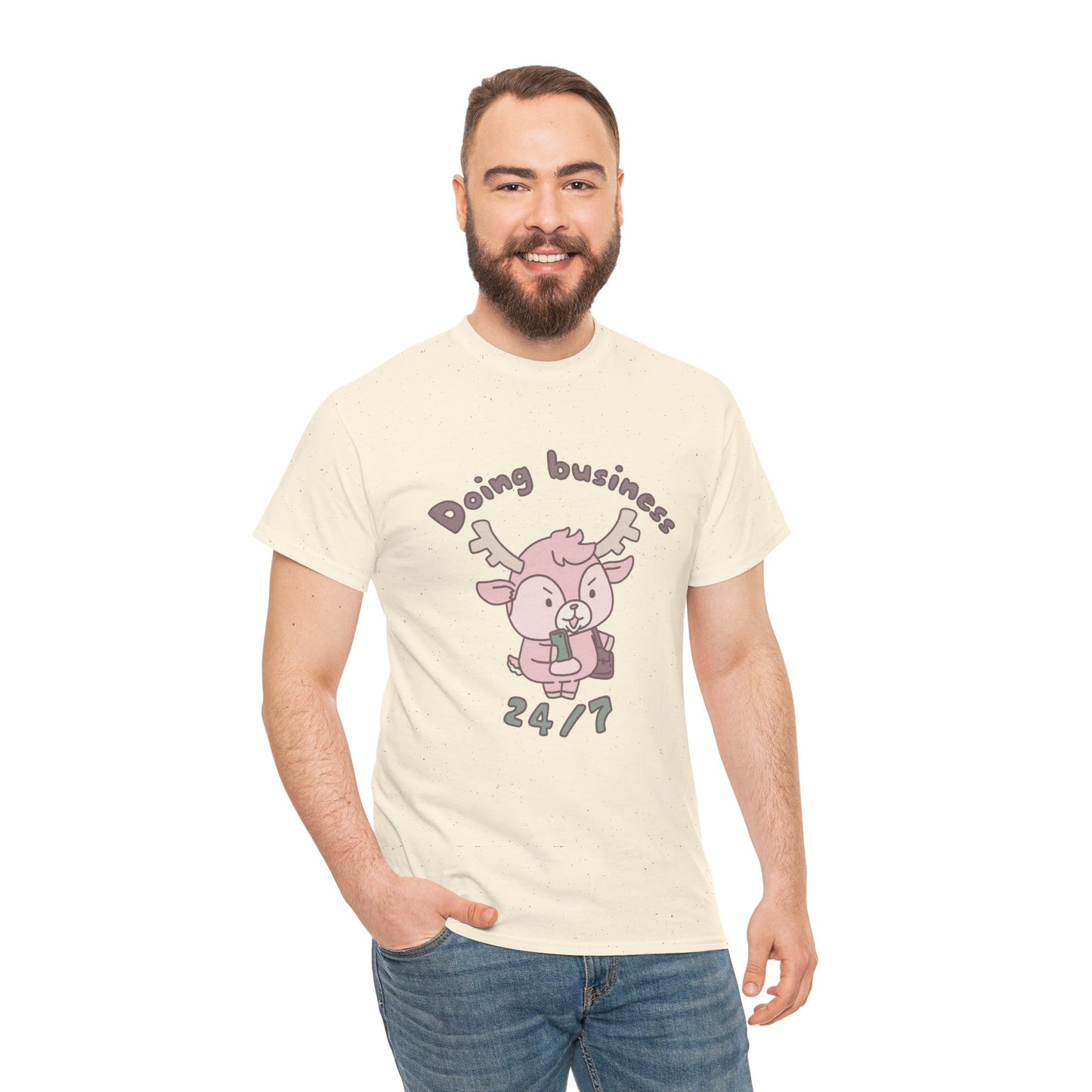 Shikataro's business unisex shirt from organic cotton (US market)