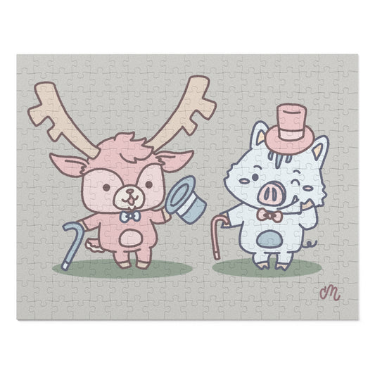 Shikataro & Inocchi's festive 252-piece puzzle in metal box (US)