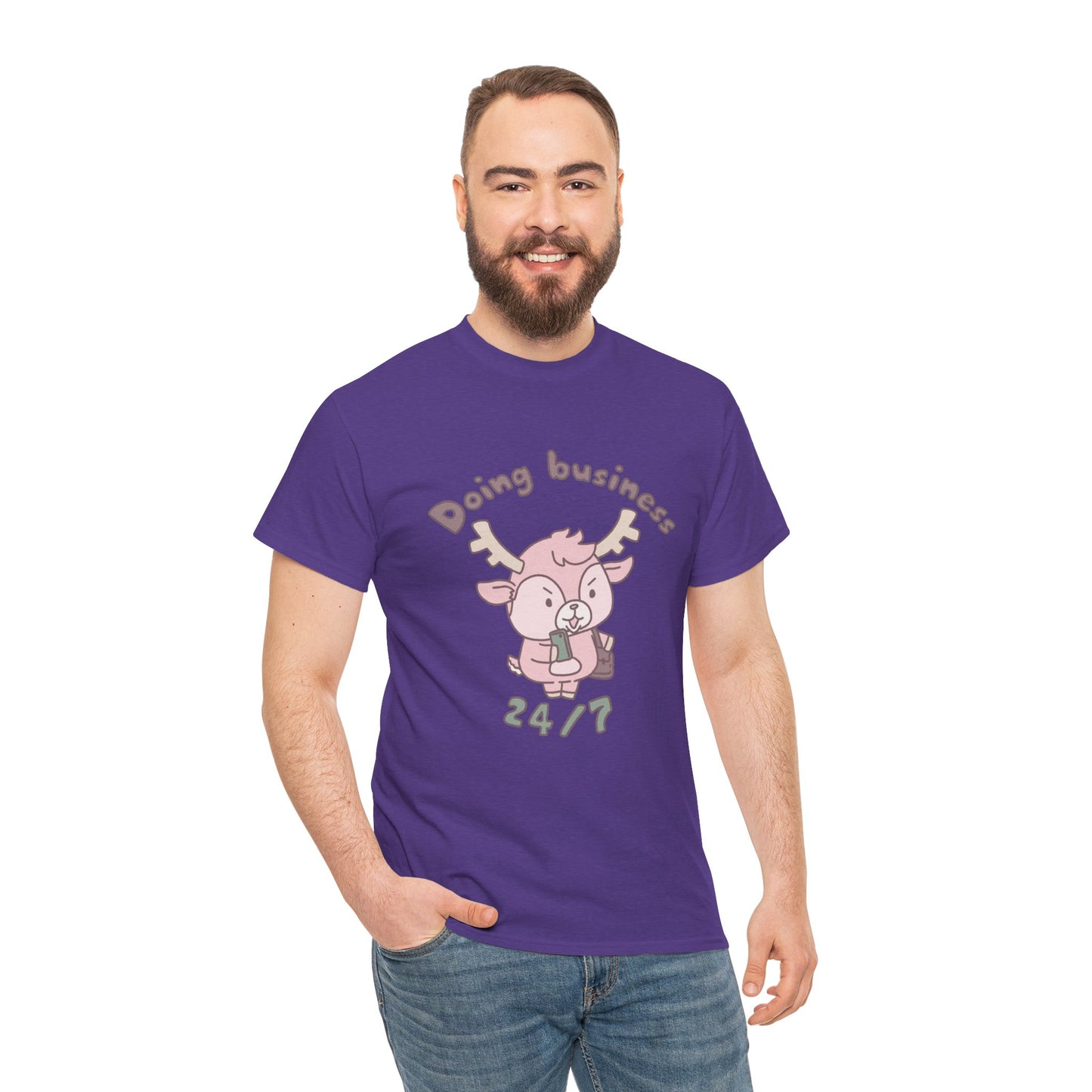 Shikataro's business unisex shirt from organic cotton (US market)