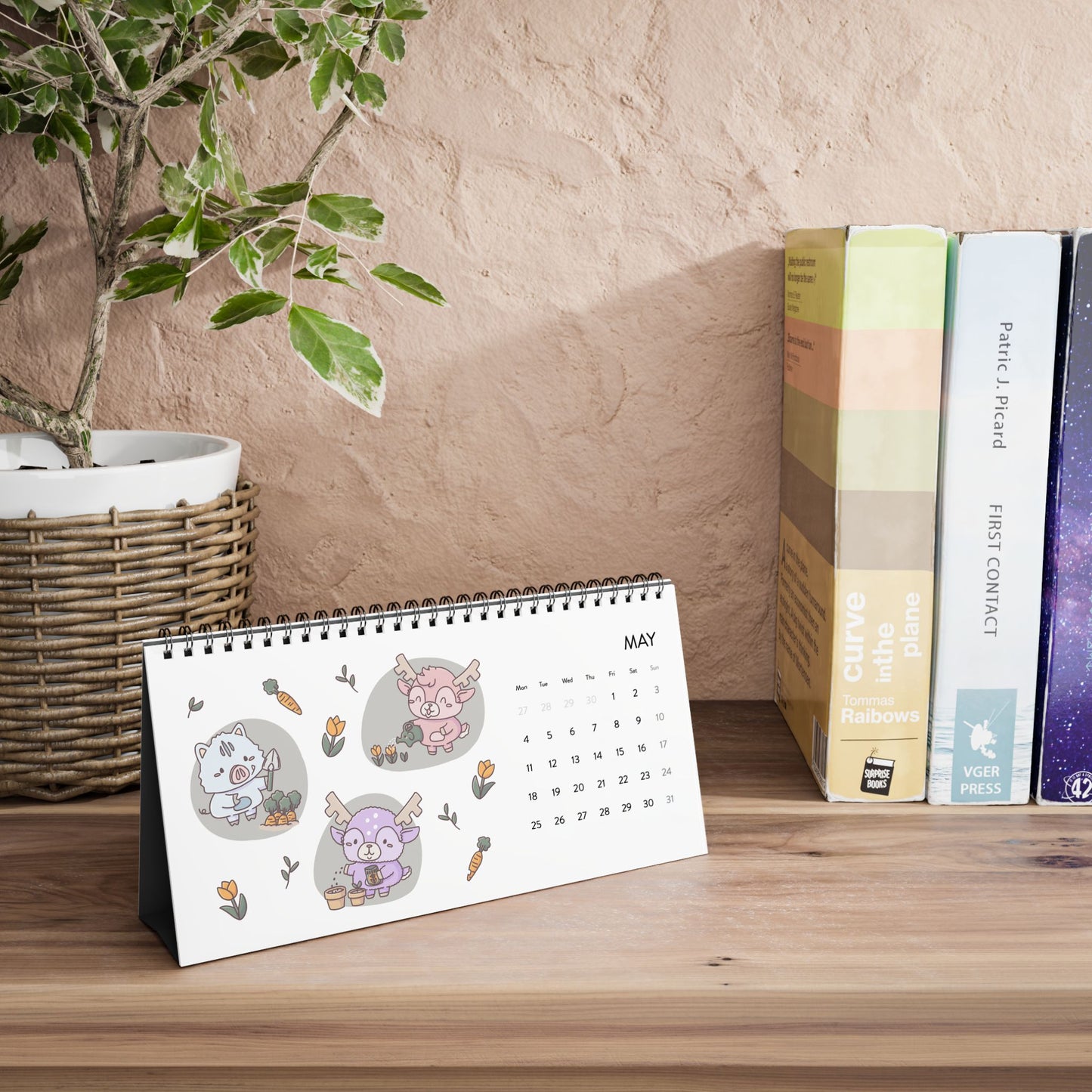 Shikataro's desk calendar 2026