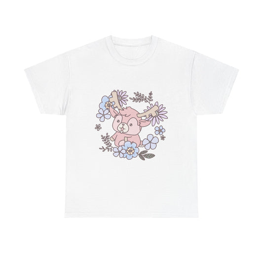 Shikataro's flower unisex shirt from organic cotton (US market)