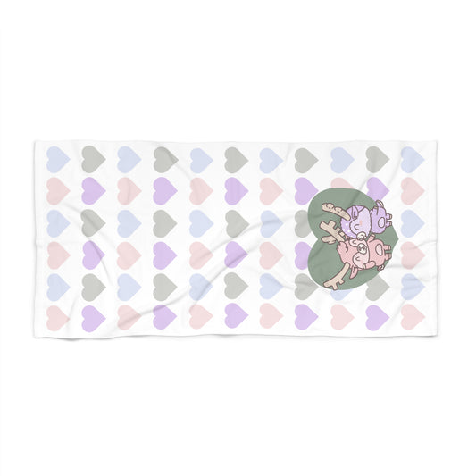 Shikataro's cute romantic beach towel (US)