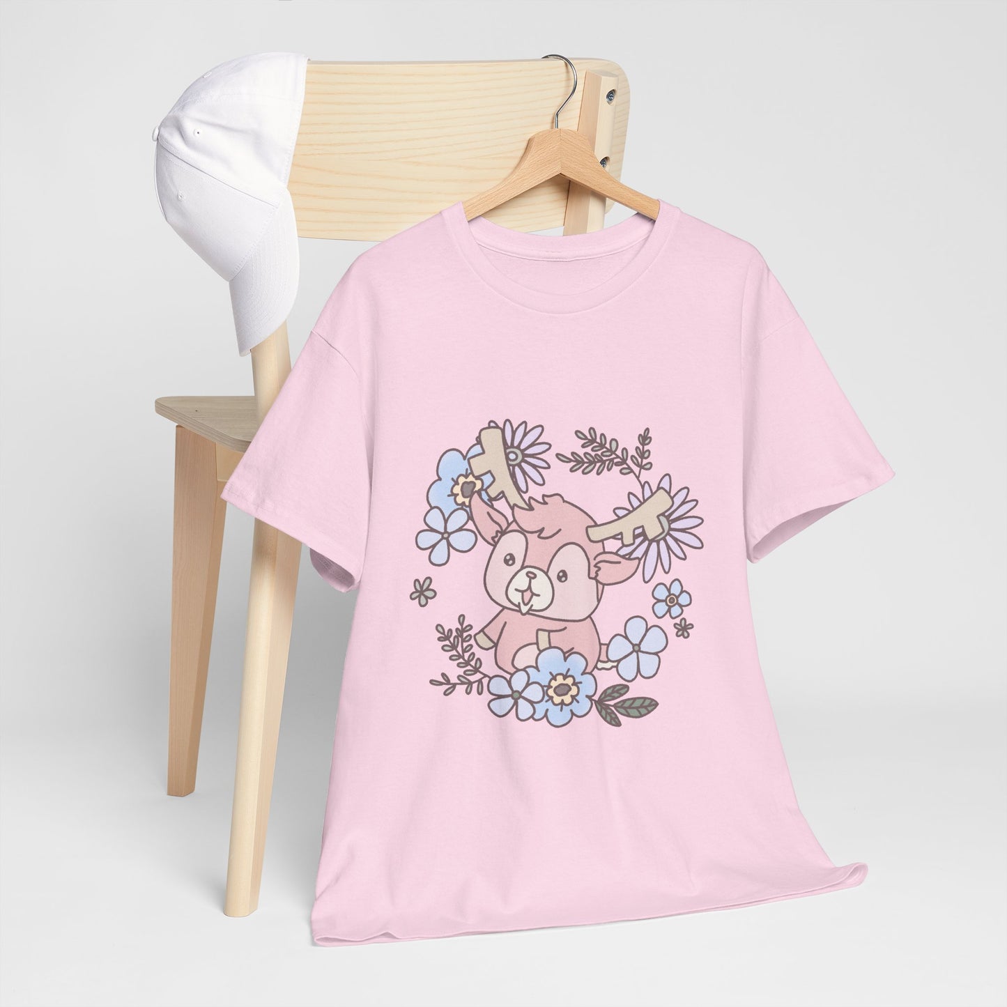 Shikataro's flower unisex shirt from organic cotton (US market)