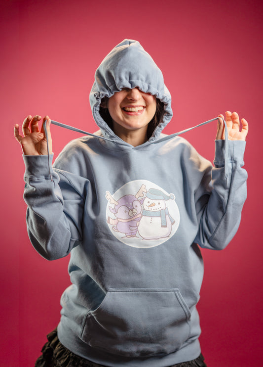 Dotty's snowman unisex hoodie (EU market)