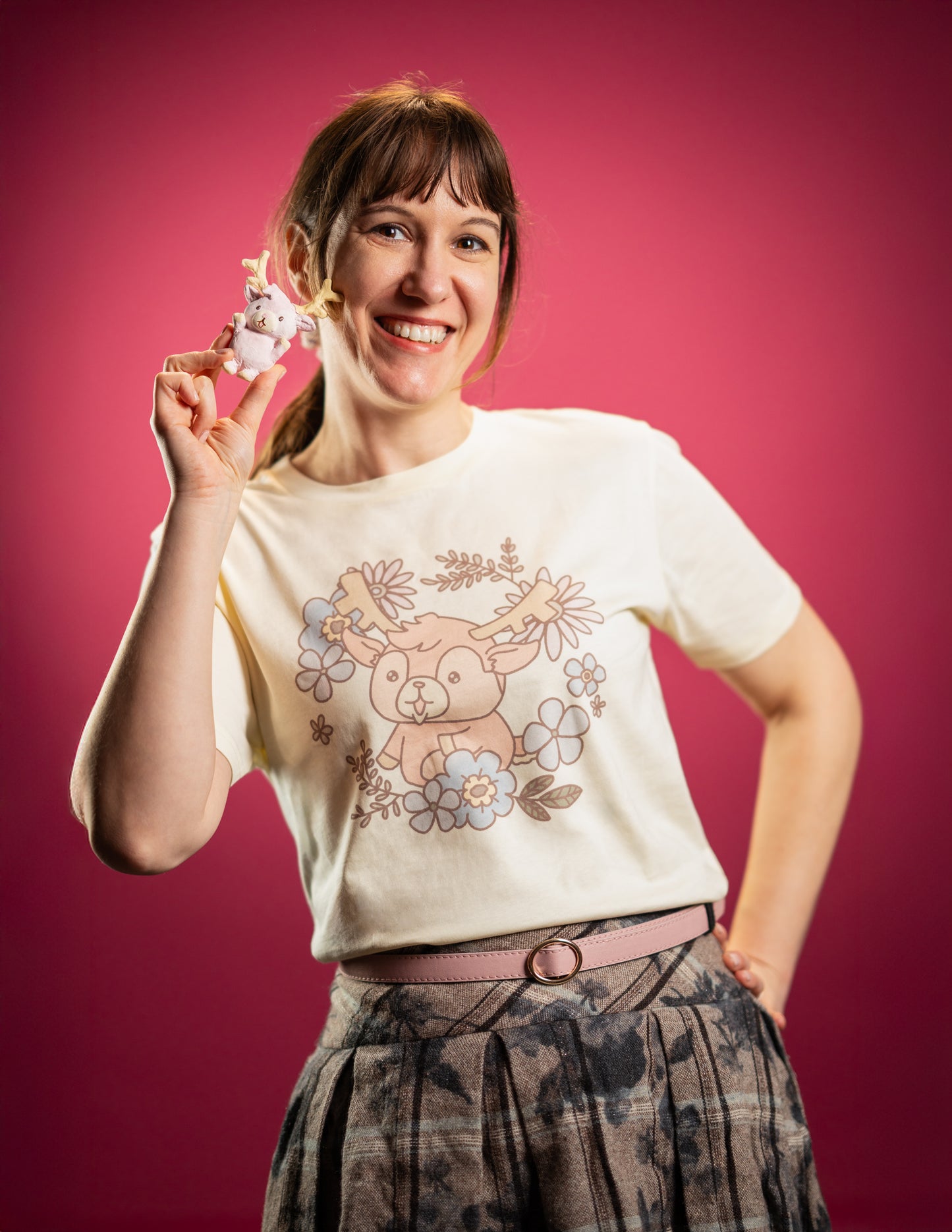 Shikataro's flower unisex shirt from organic cotton (EU market)