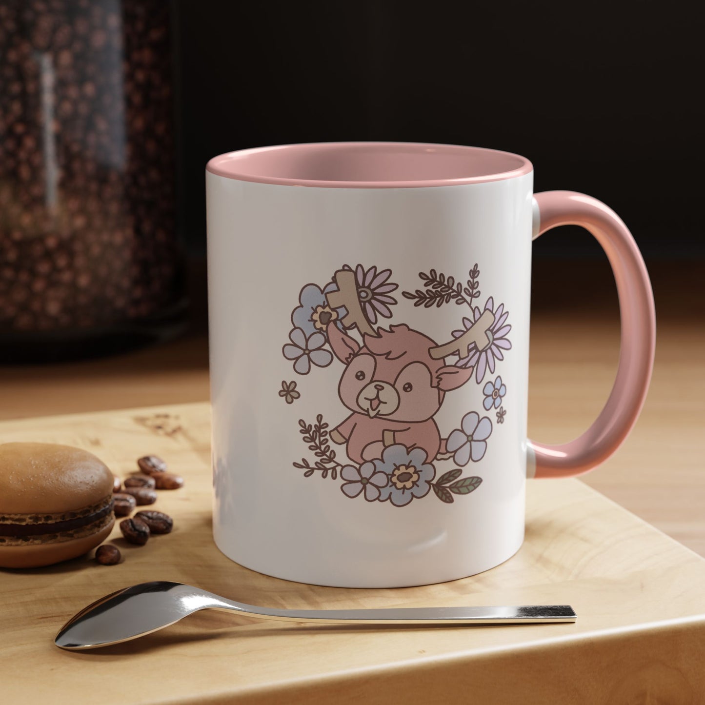 Shikataro & Inocchi's flower mug with two different motives (US market)