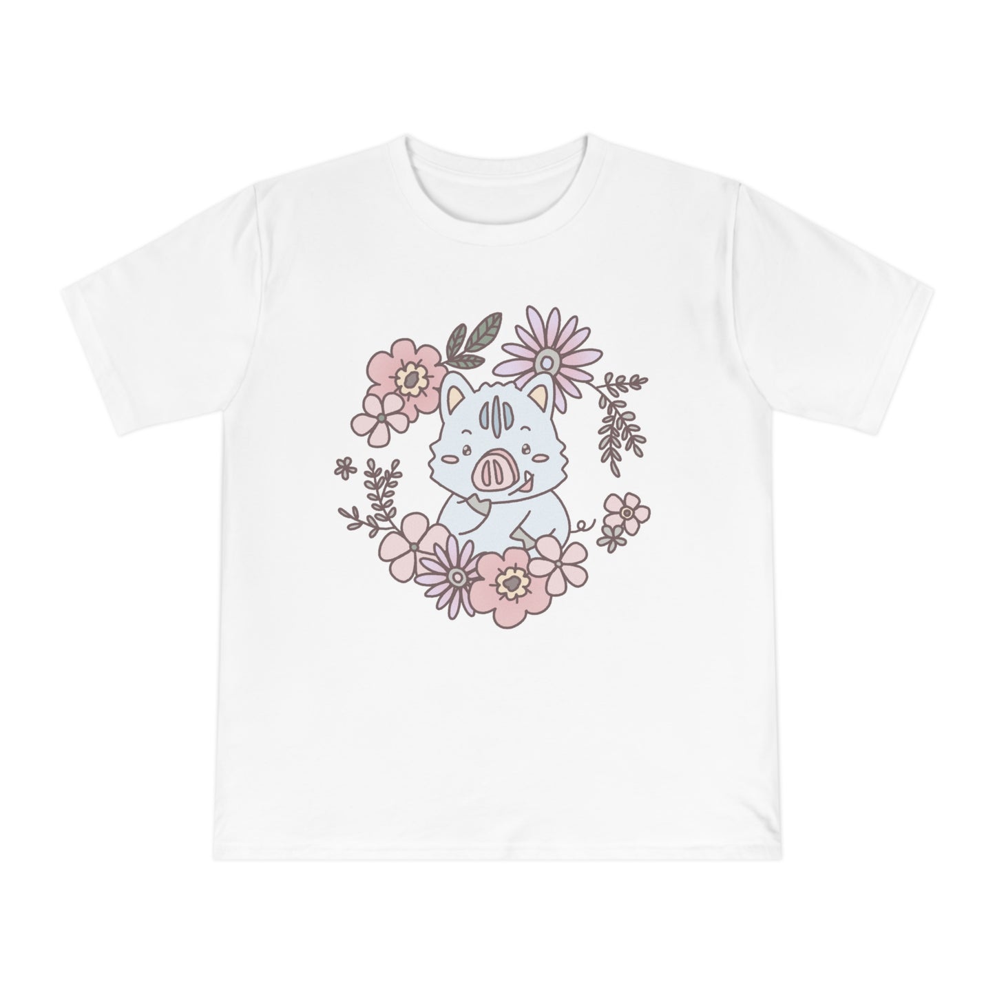Inocchi's flower unisex shirt from organic cotton (EU market)