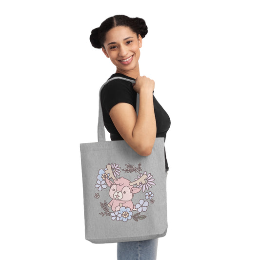 Shikataro & Inocchi's two-sided spring flower tote bag (EU market)