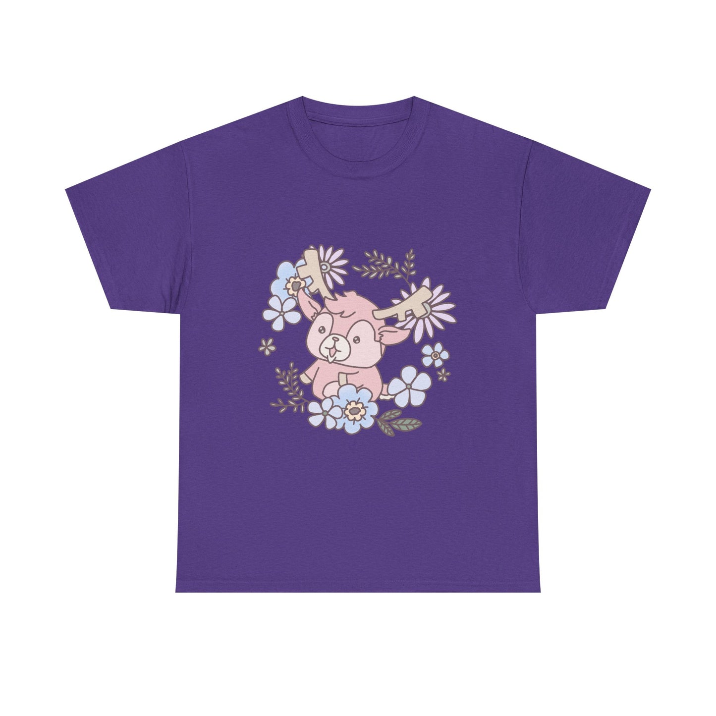 Shikataro's flower unisex shirt from organic cotton (US market)