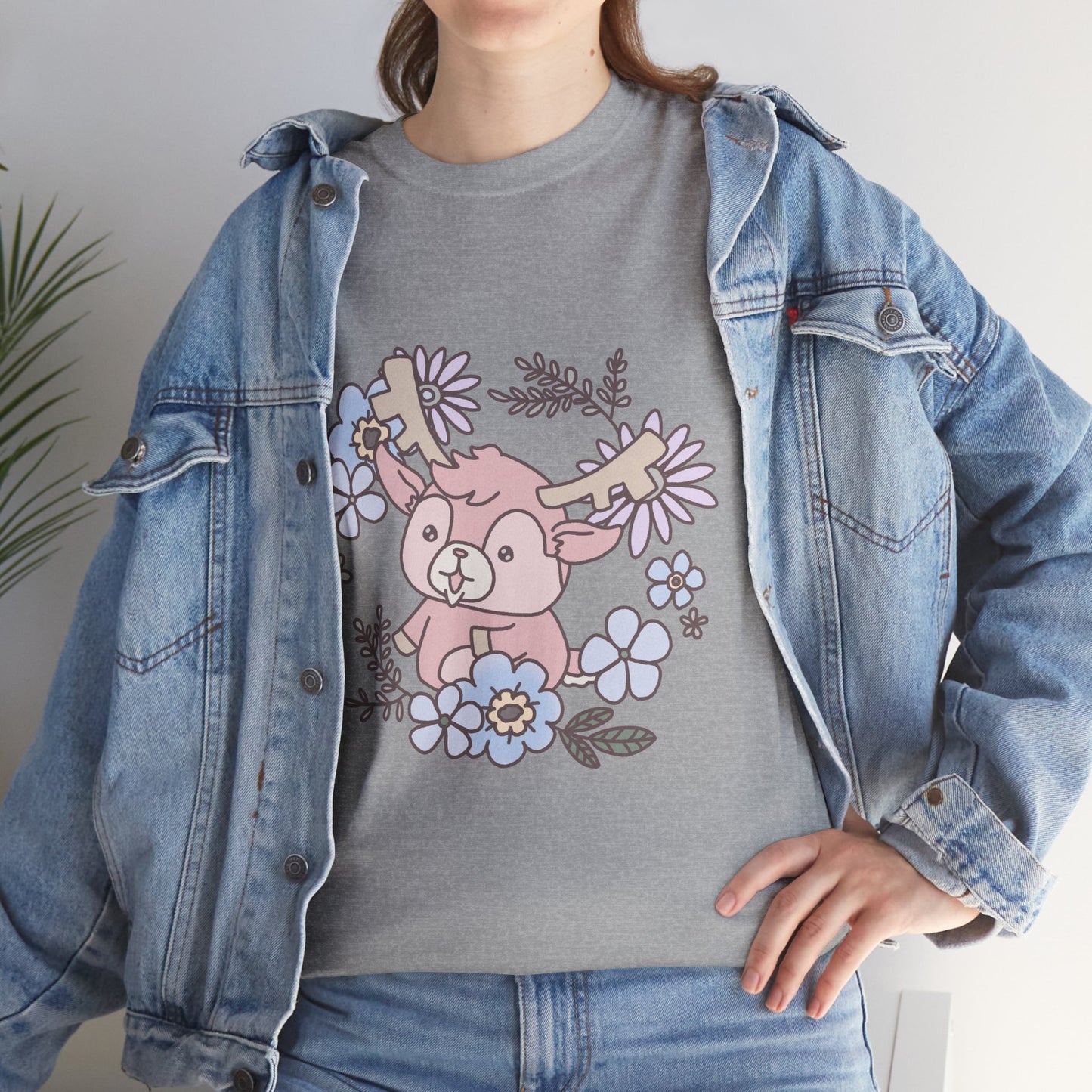 Shikataro's flower unisex shirt from organic cotton (US market)