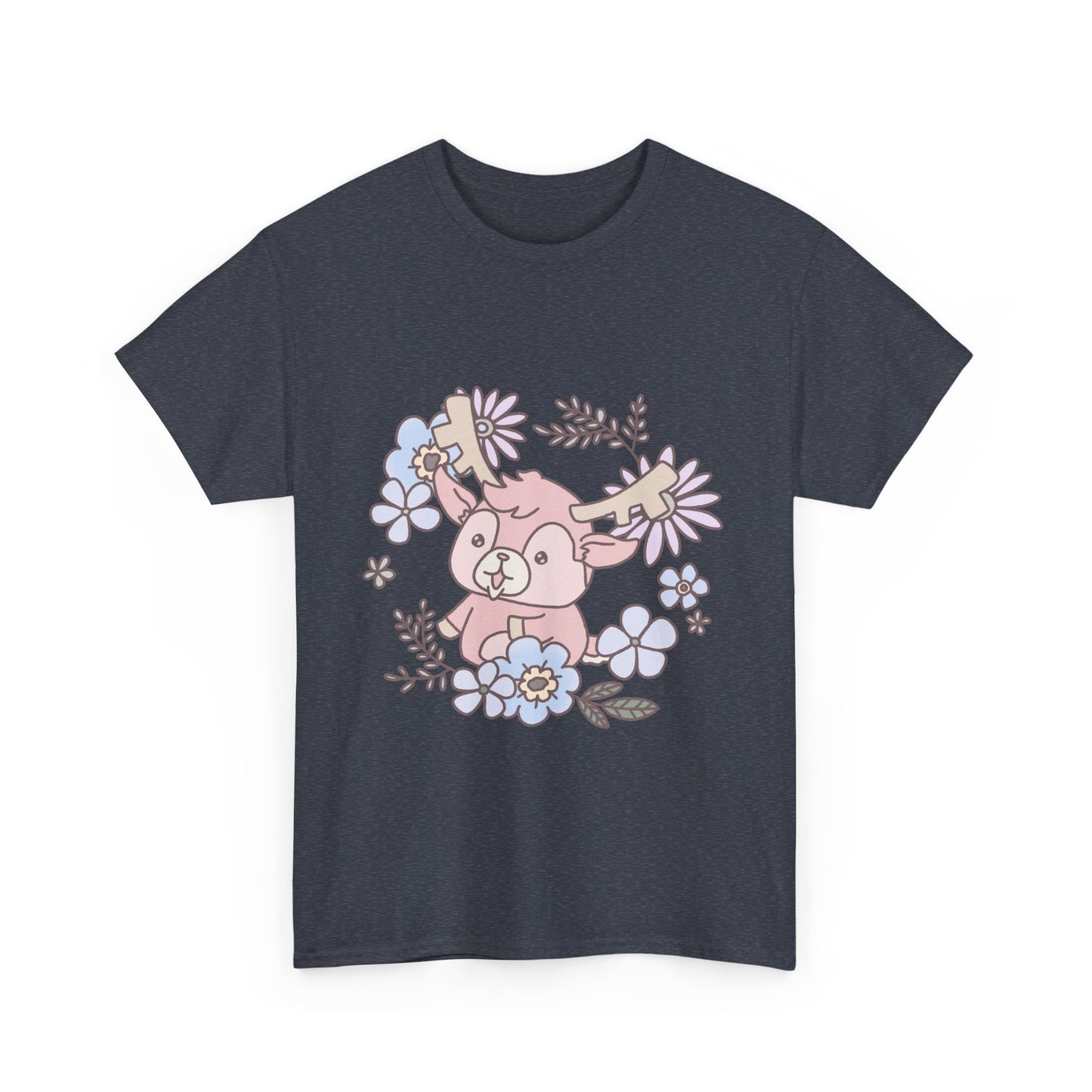 Shikataro's flower unisex shirt from organic cotton (US market)