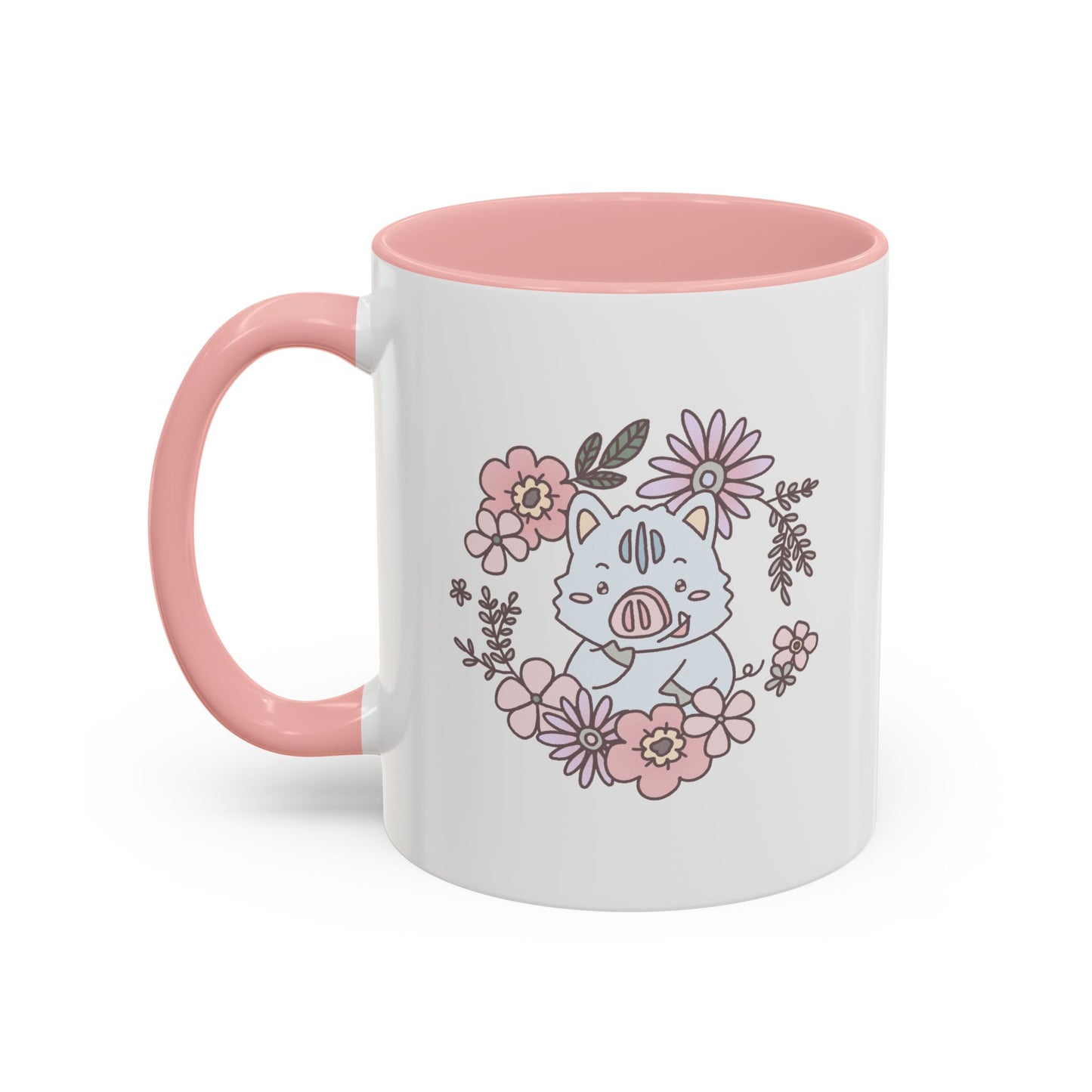 Shikataro & Inocchi's flower mug with two different motives (US market)