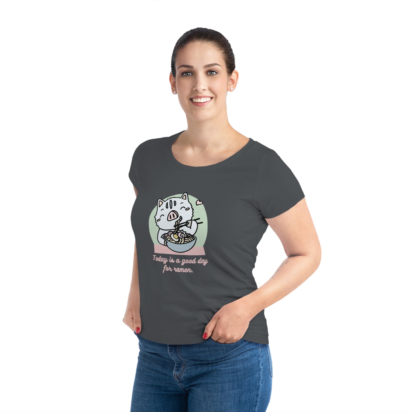 Inocchi's ramen women's shirt from organic cotton (EU market)