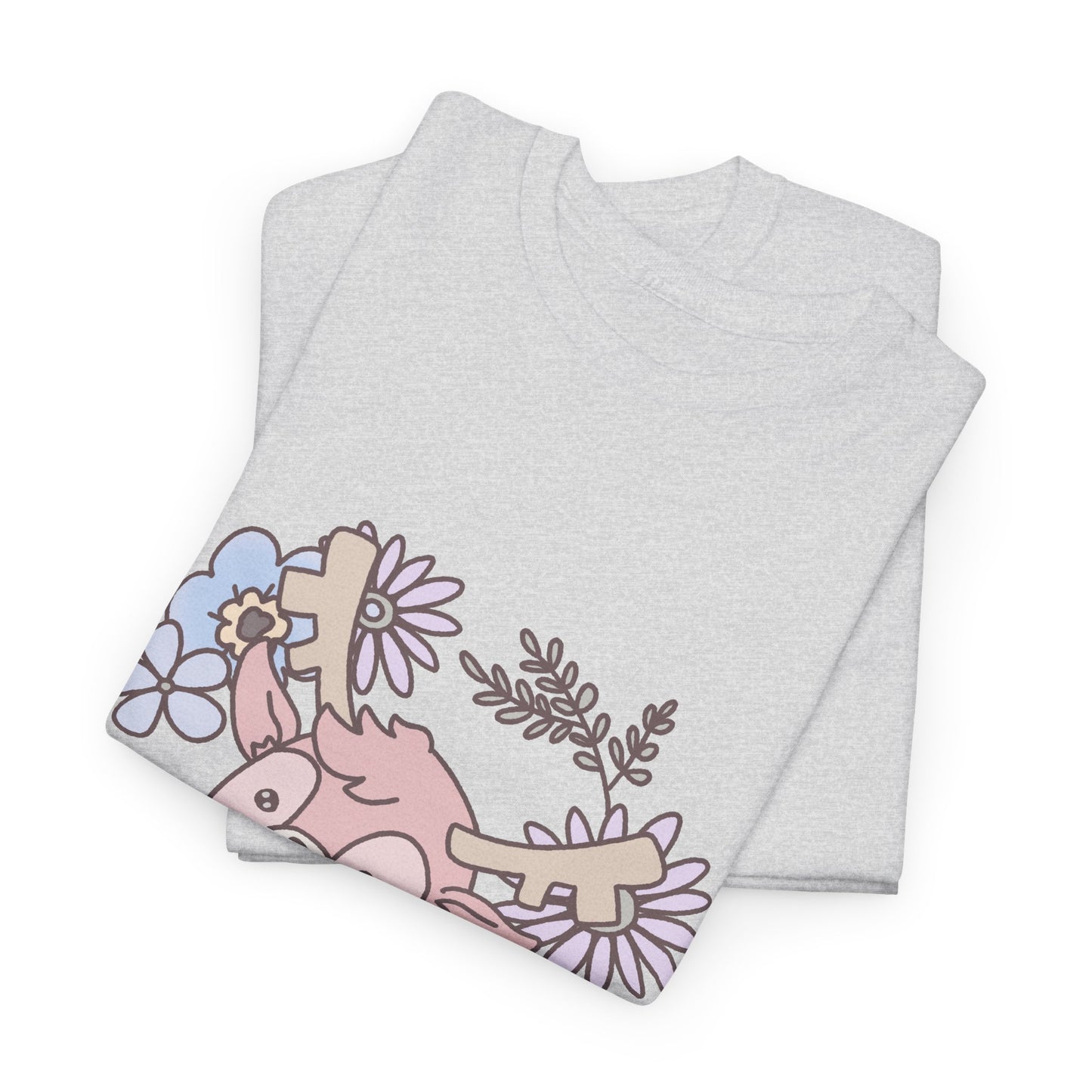 Shikataro's flower unisex shirt from organic cotton (US market)