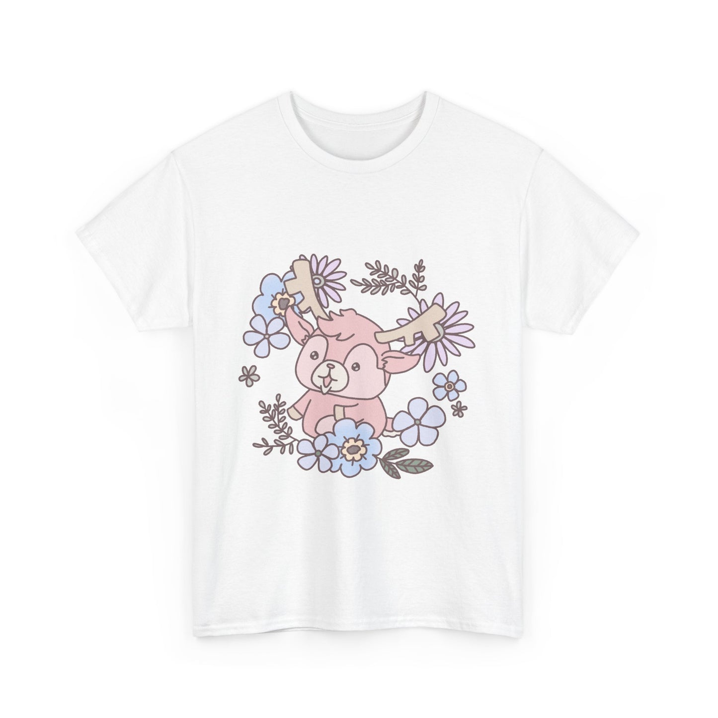 Shikataro's flower unisex shirt from organic cotton (US market)