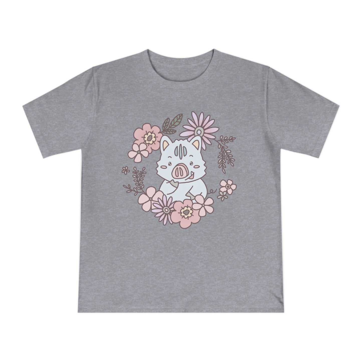 Inocchi's flower unisex shirt from organic cotton (EU market)