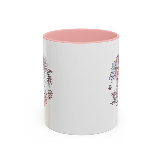Shikataro & Inocchi's flower mug with two different motives (US market)