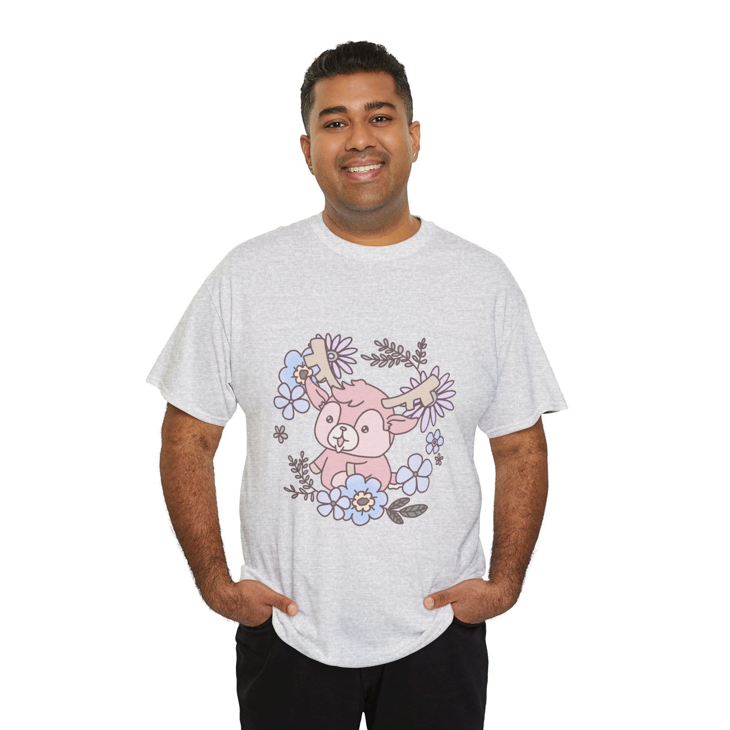 Shikataro's flower unisex shirt from organic cotton (US market)