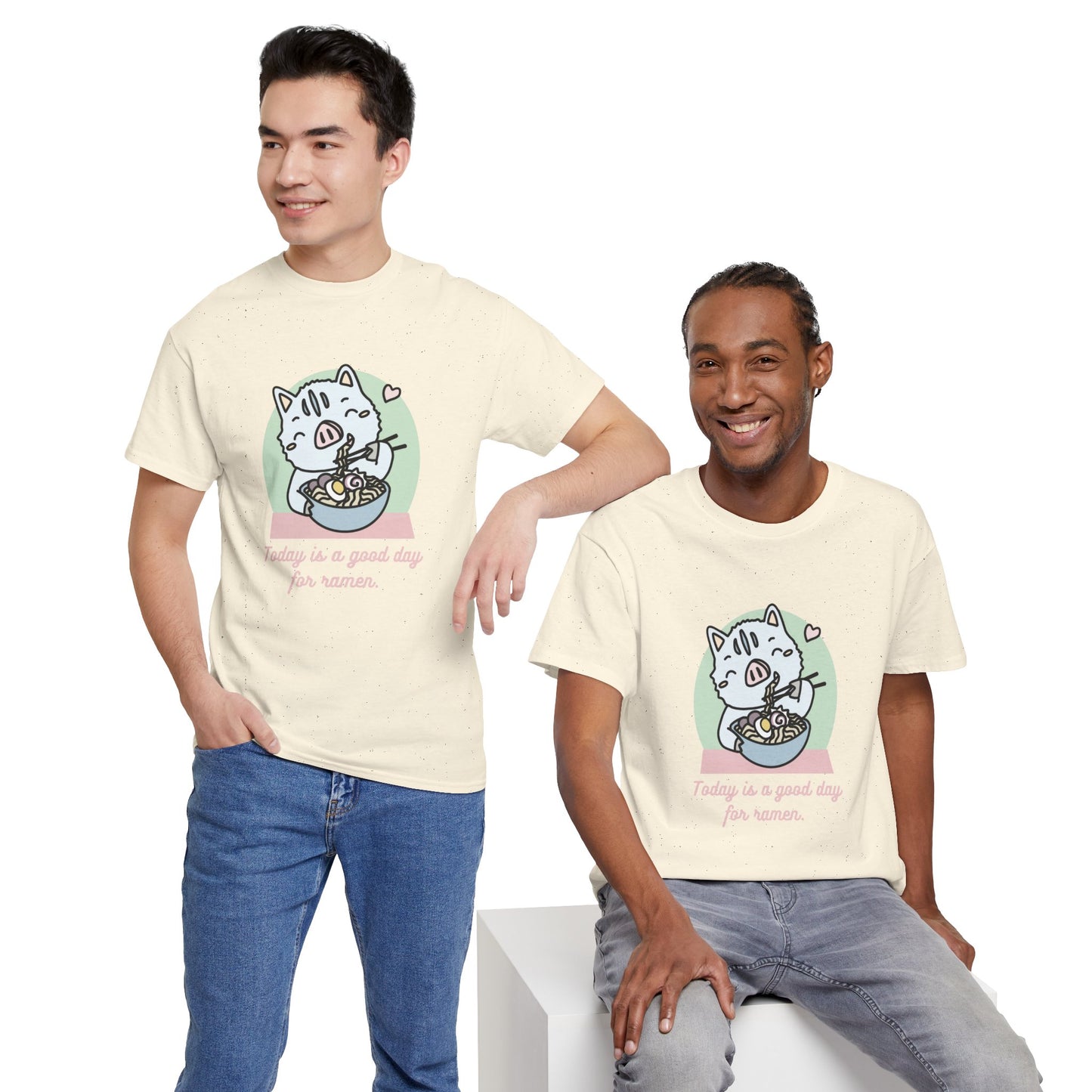 Inocchi's ramen unisex shirt from organic cotton (US market)