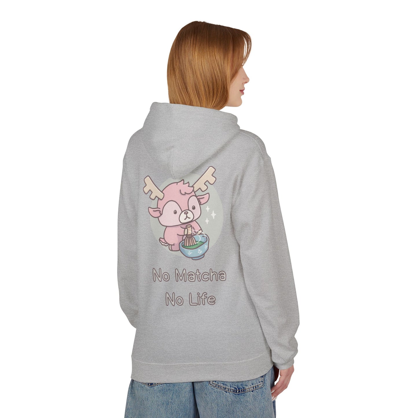 Shikataro's matcha unisex hoodie (EU market)