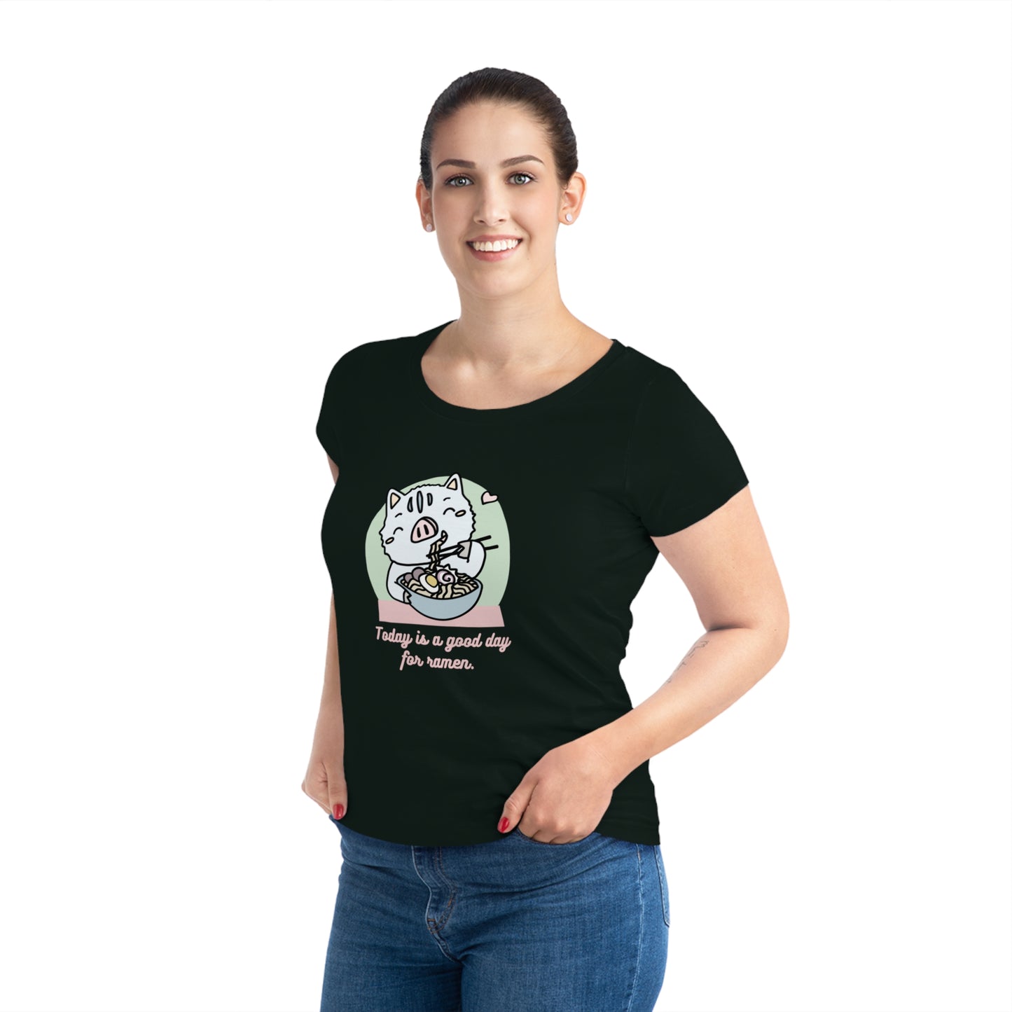 Inocchi's ramen women's shirt from organic cotton (EU market)