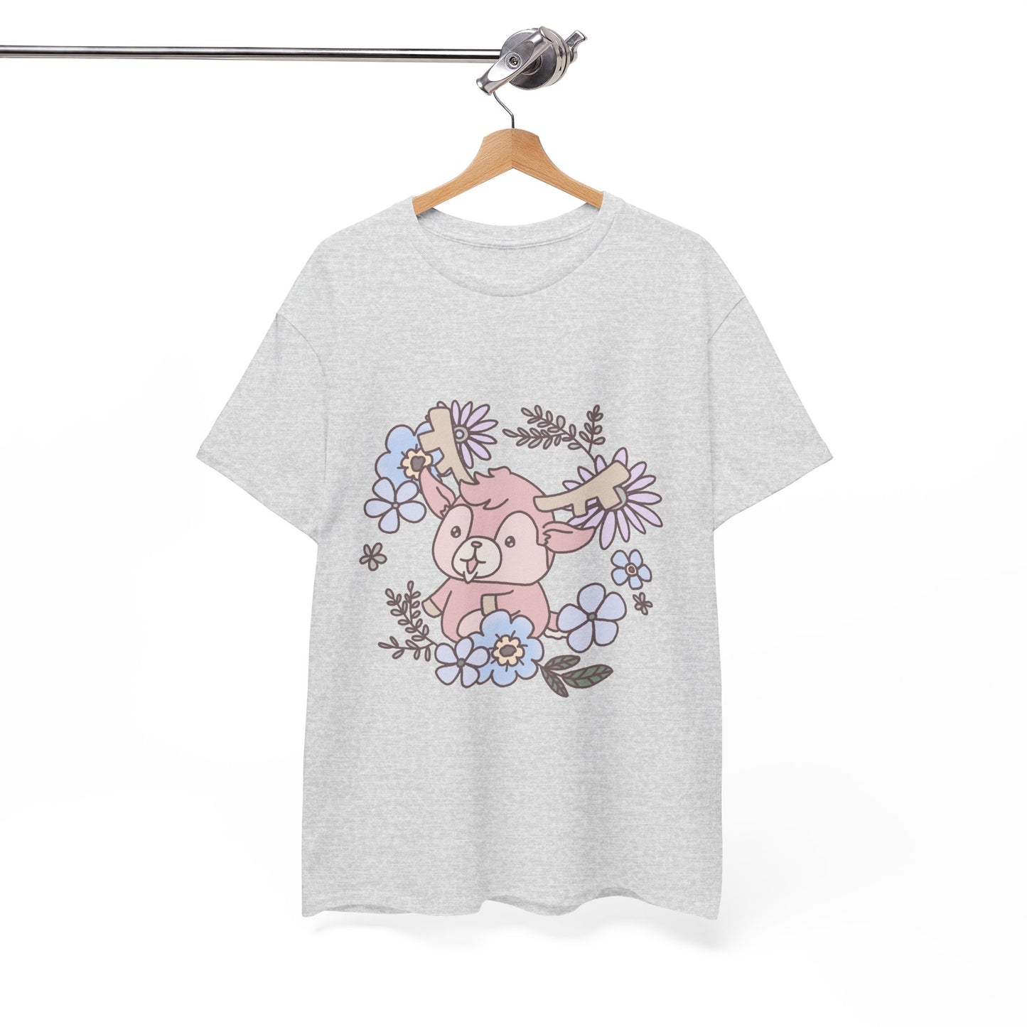 Shikataro's flower unisex shirt from organic cotton (US market)