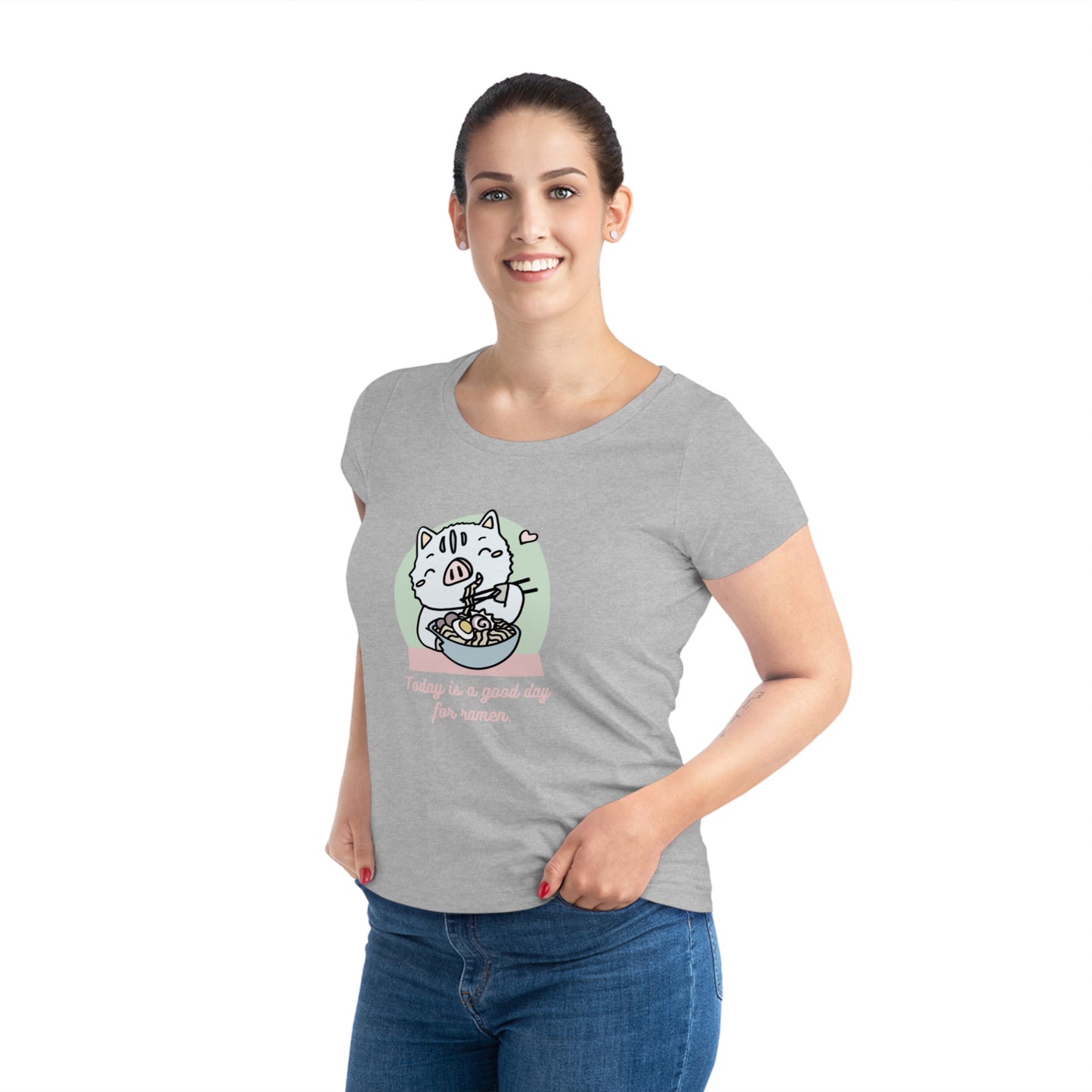 Inocchi's ramen women's shirt from organic cotton (EU market)