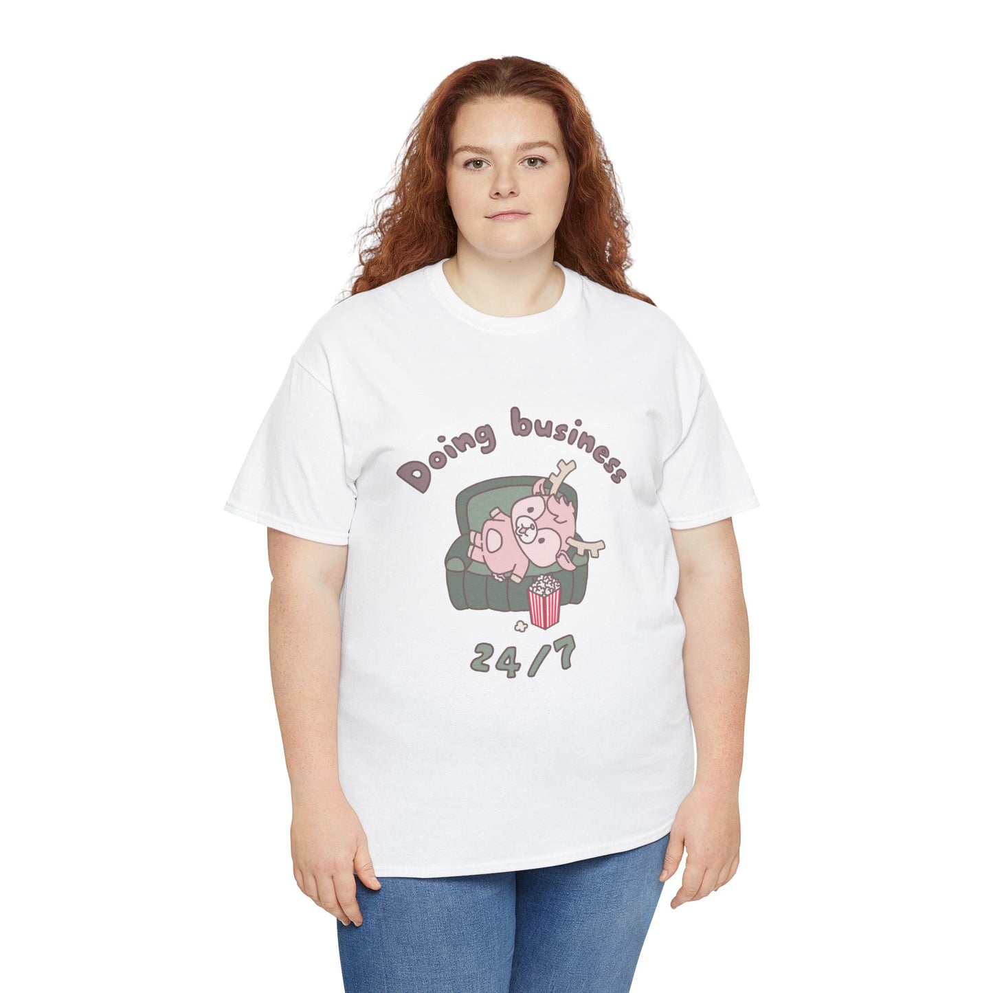 Shikataro's lazy unisex shirt from organic cotton (US market)