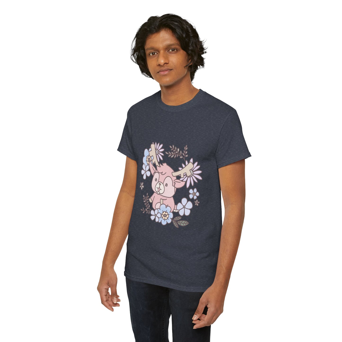 Shikataro's flower unisex shirt from organic cotton (US market)