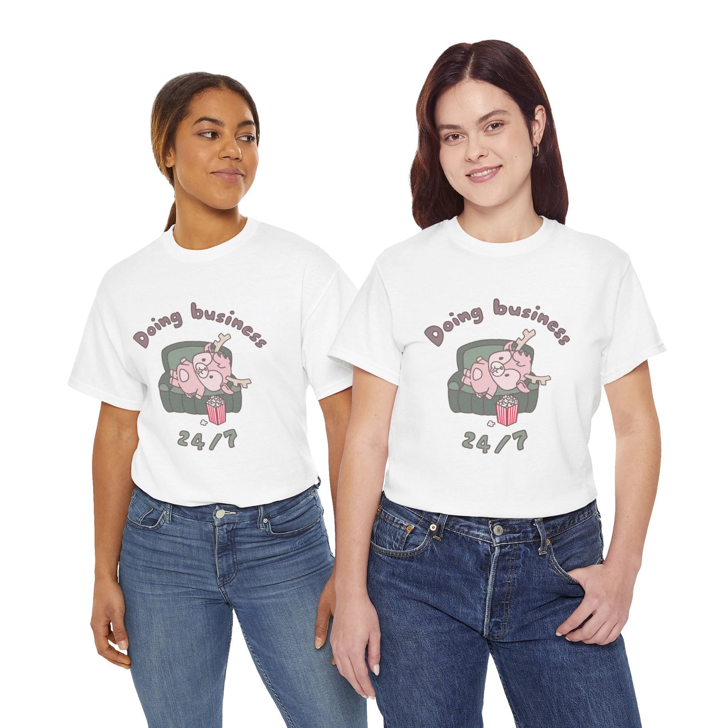 Shikataro's lazy unisex shirt from organic cotton (US market)