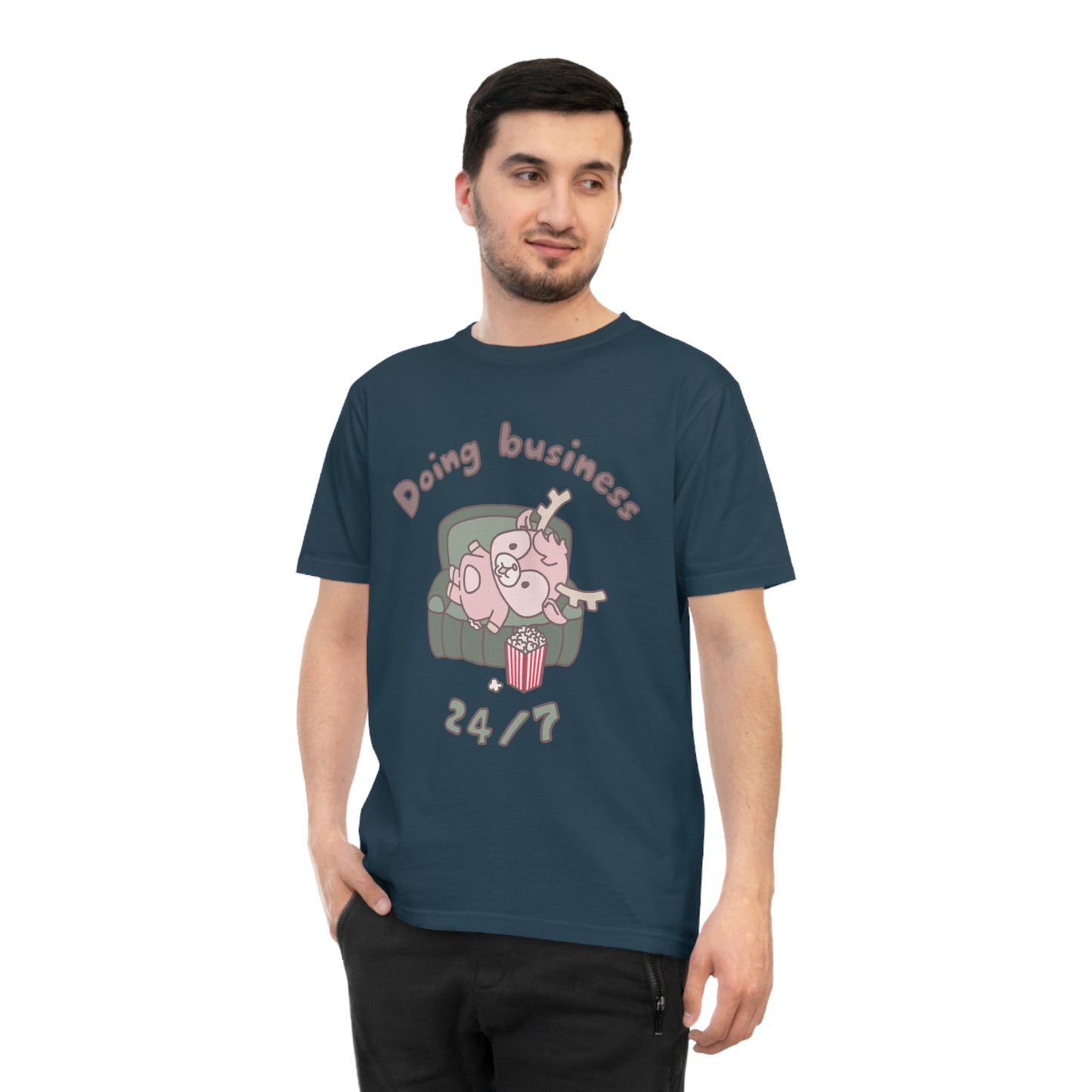 Shikataro's lazy unisex shirt from organic cotton (EU market)