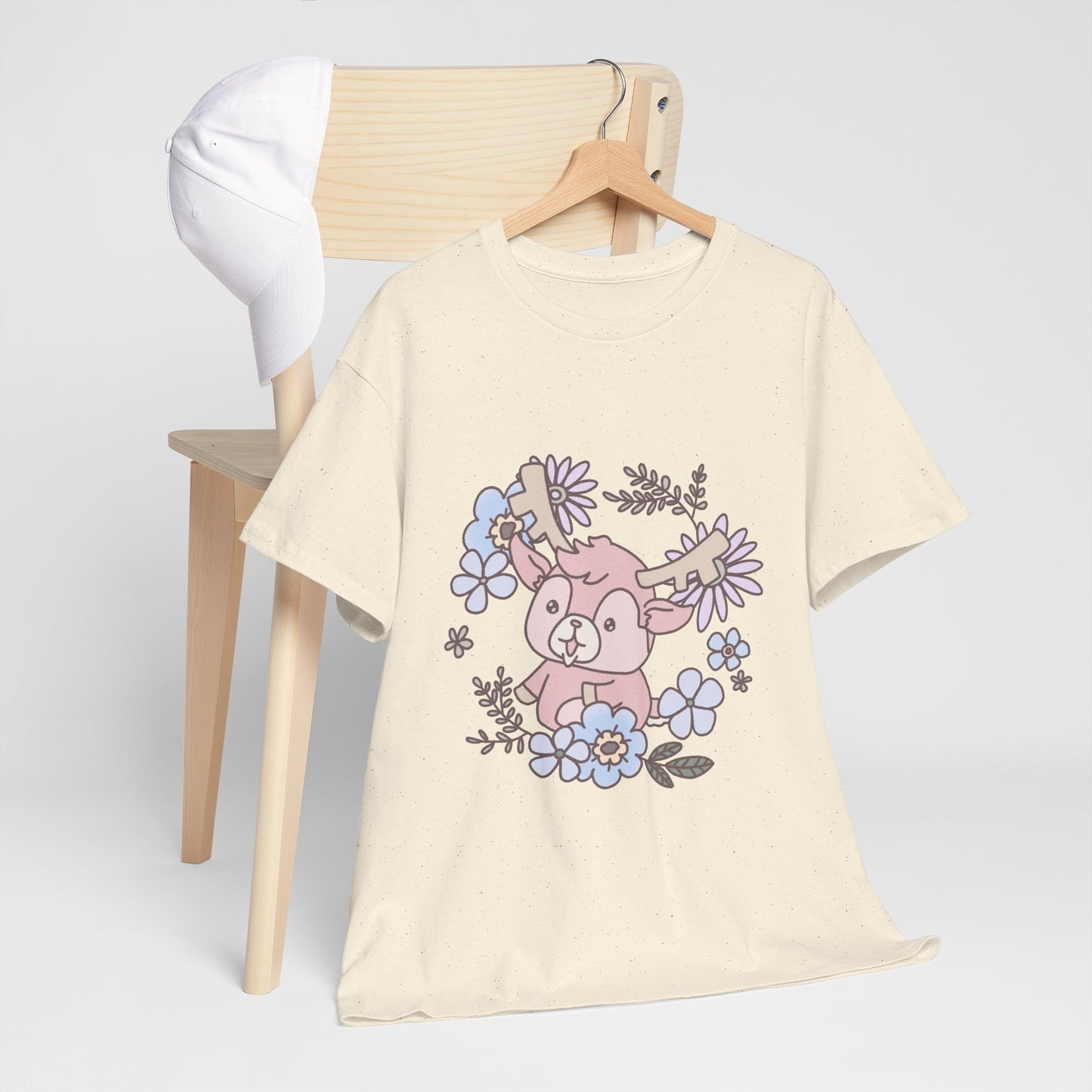 Shikataro's flower unisex shirt from organic cotton (US market)