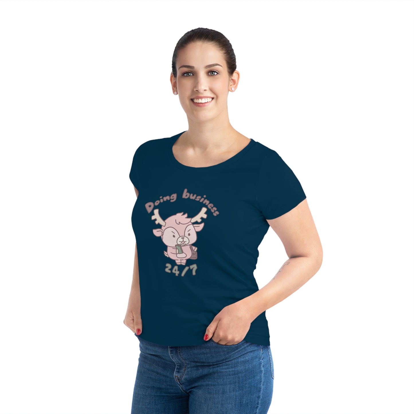 Shikataro's business women's shirt from organic cotton (EU market)