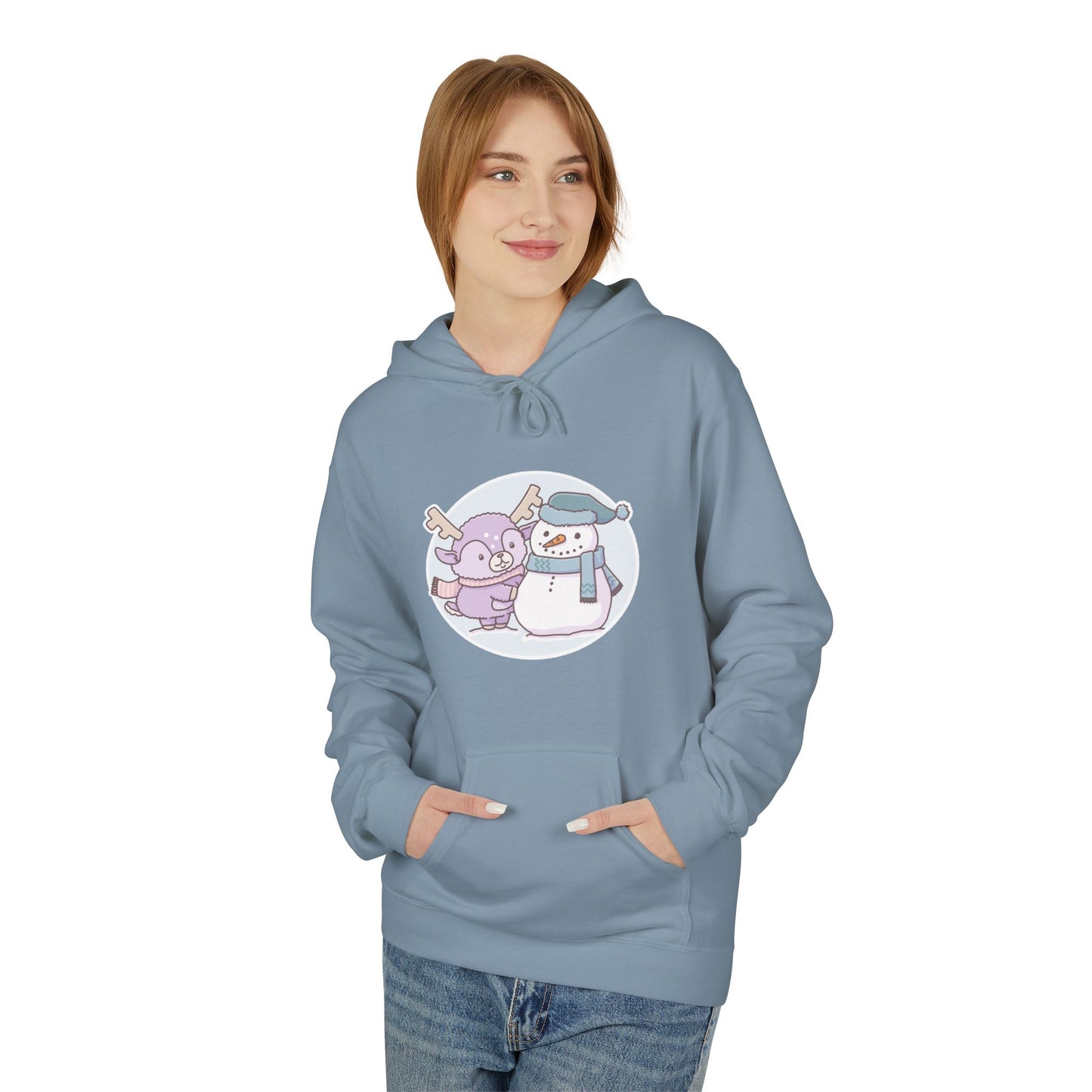 Dotty's snowman unisex hoodie (EU market)