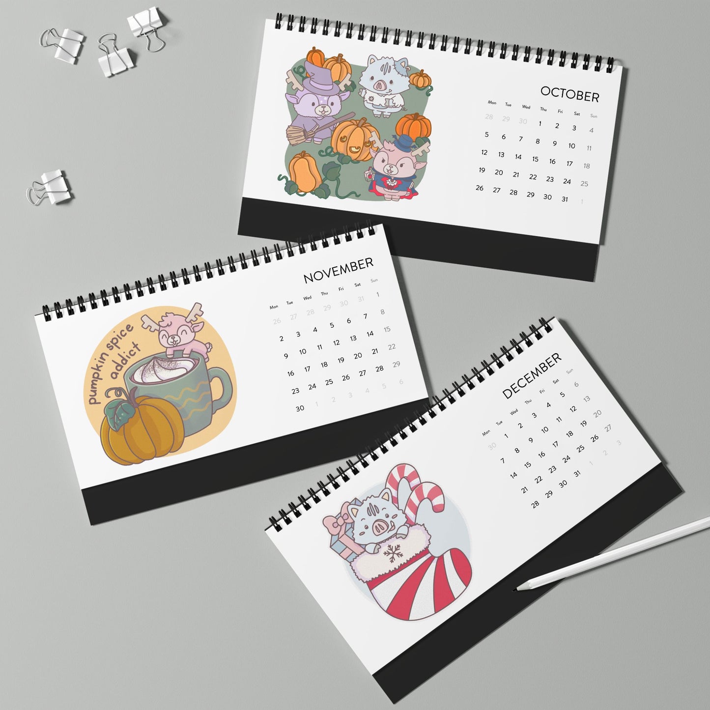 Shikataro's desk calendar 2026