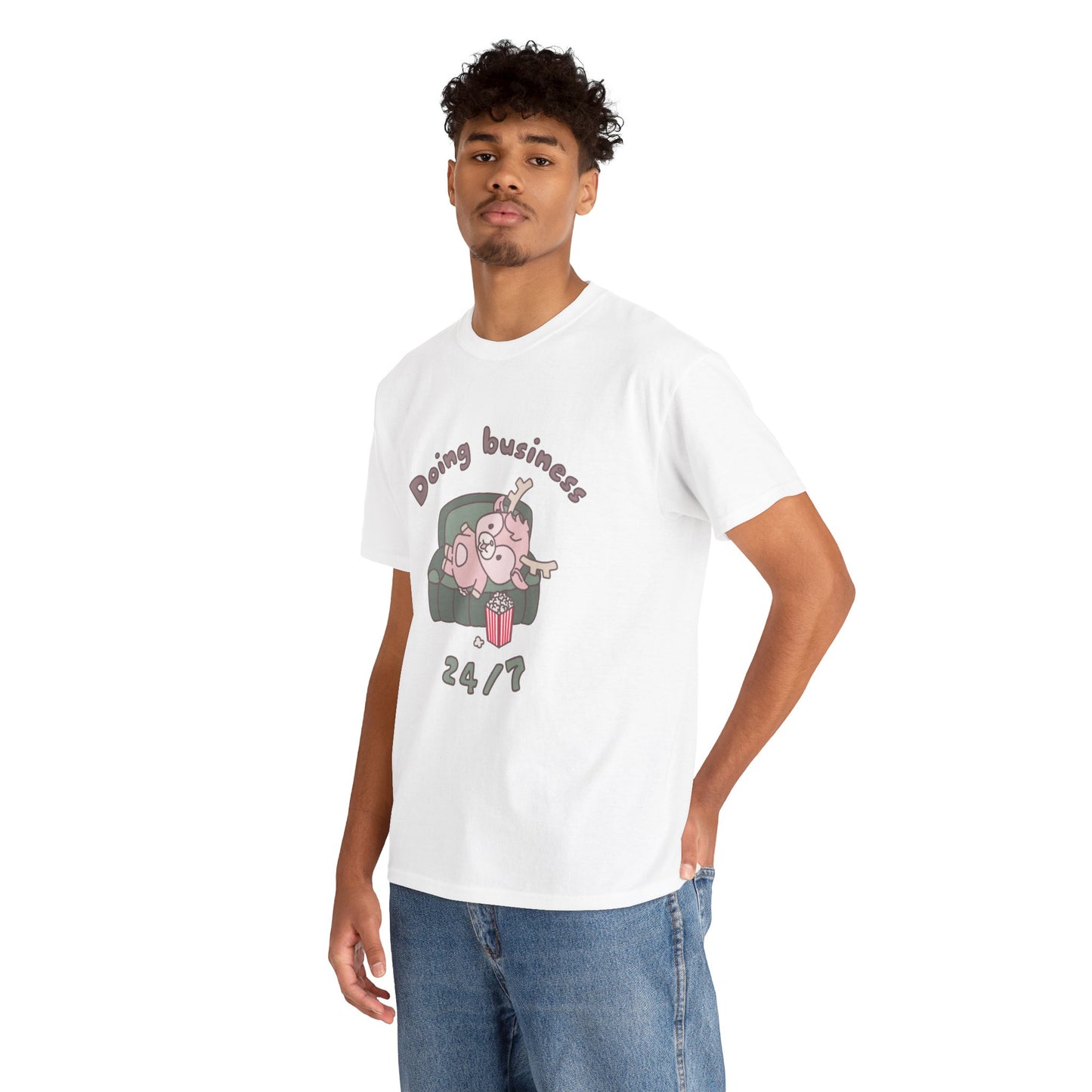 Shikataro's lazy unisex shirt from organic cotton (US market)