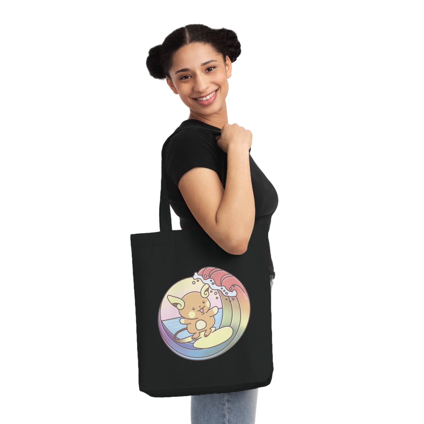 Rainbow surfer tote bag  (EU market)