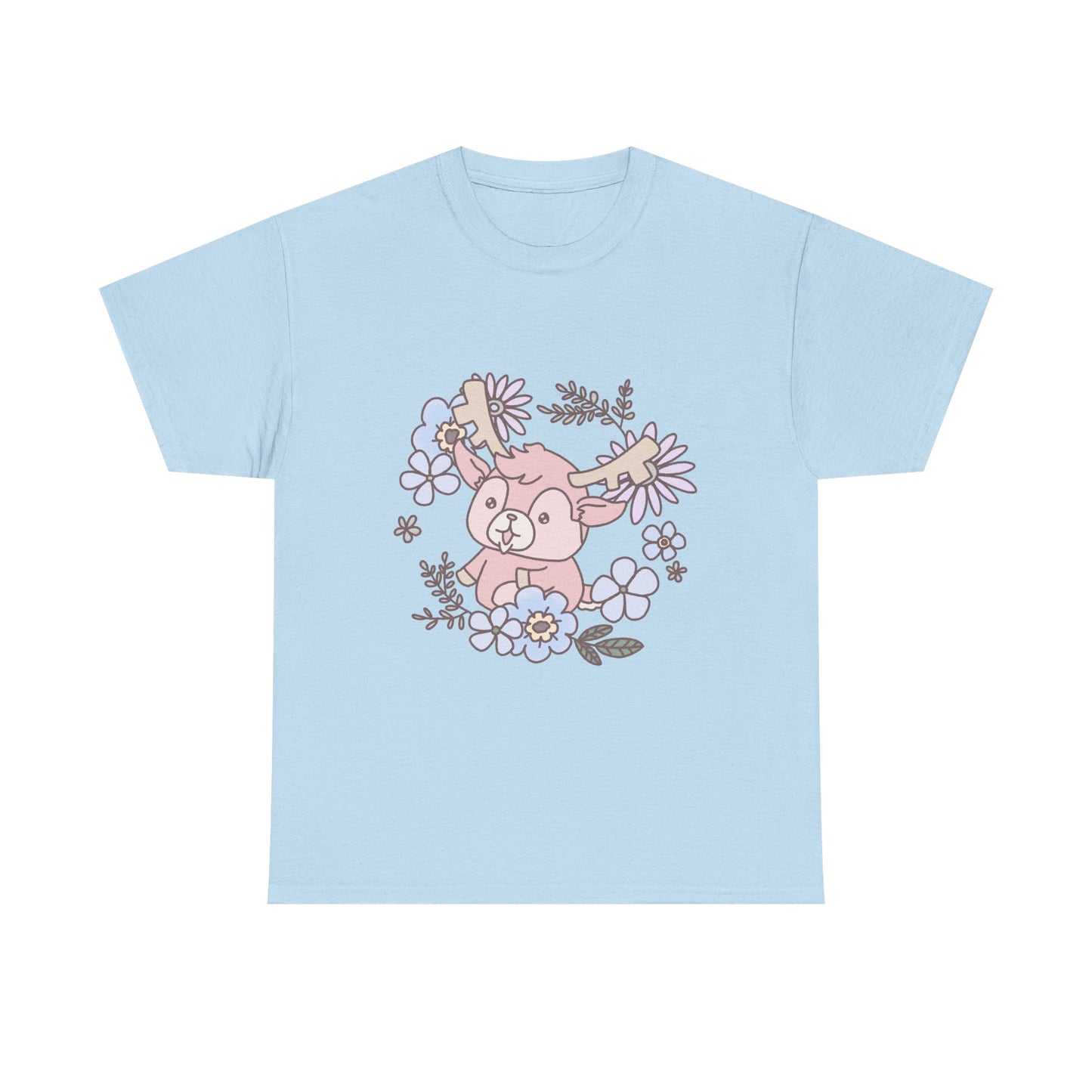 Shikataro's flower unisex shirt from organic cotton (US market)