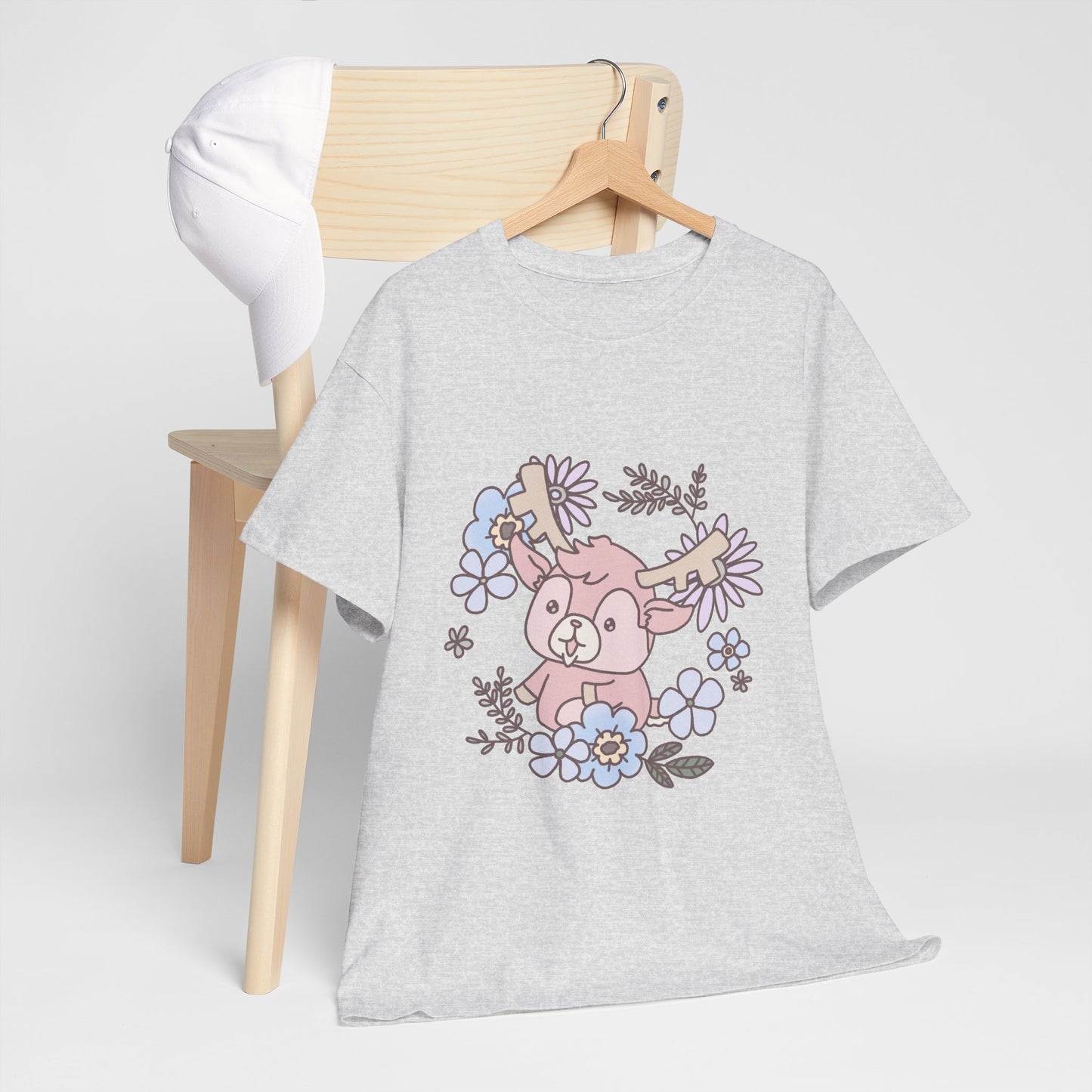 Shikataro's flower unisex shirt from organic cotton (US market)