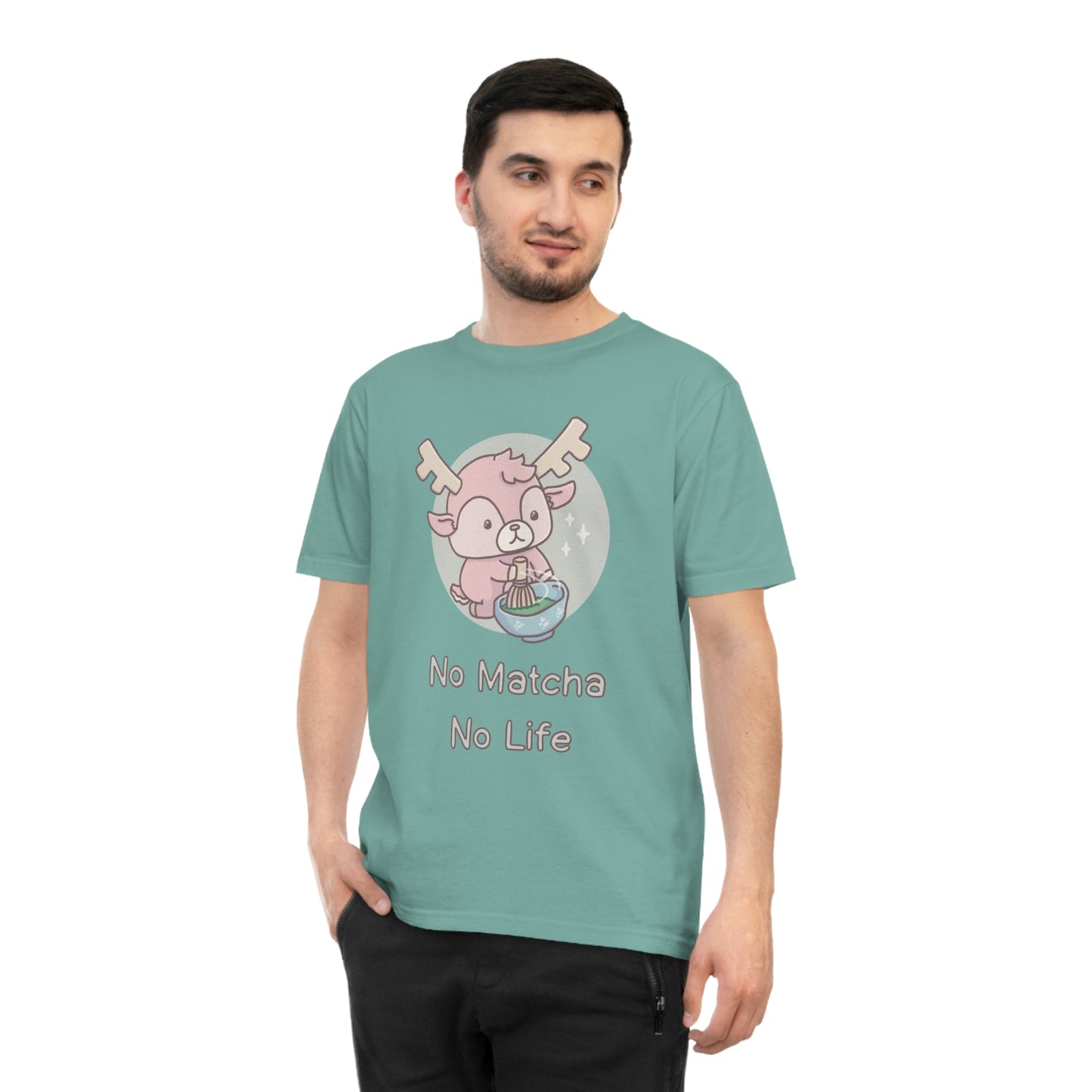 Shikataro's matcha unisex shirt from organic cotton (EU market)