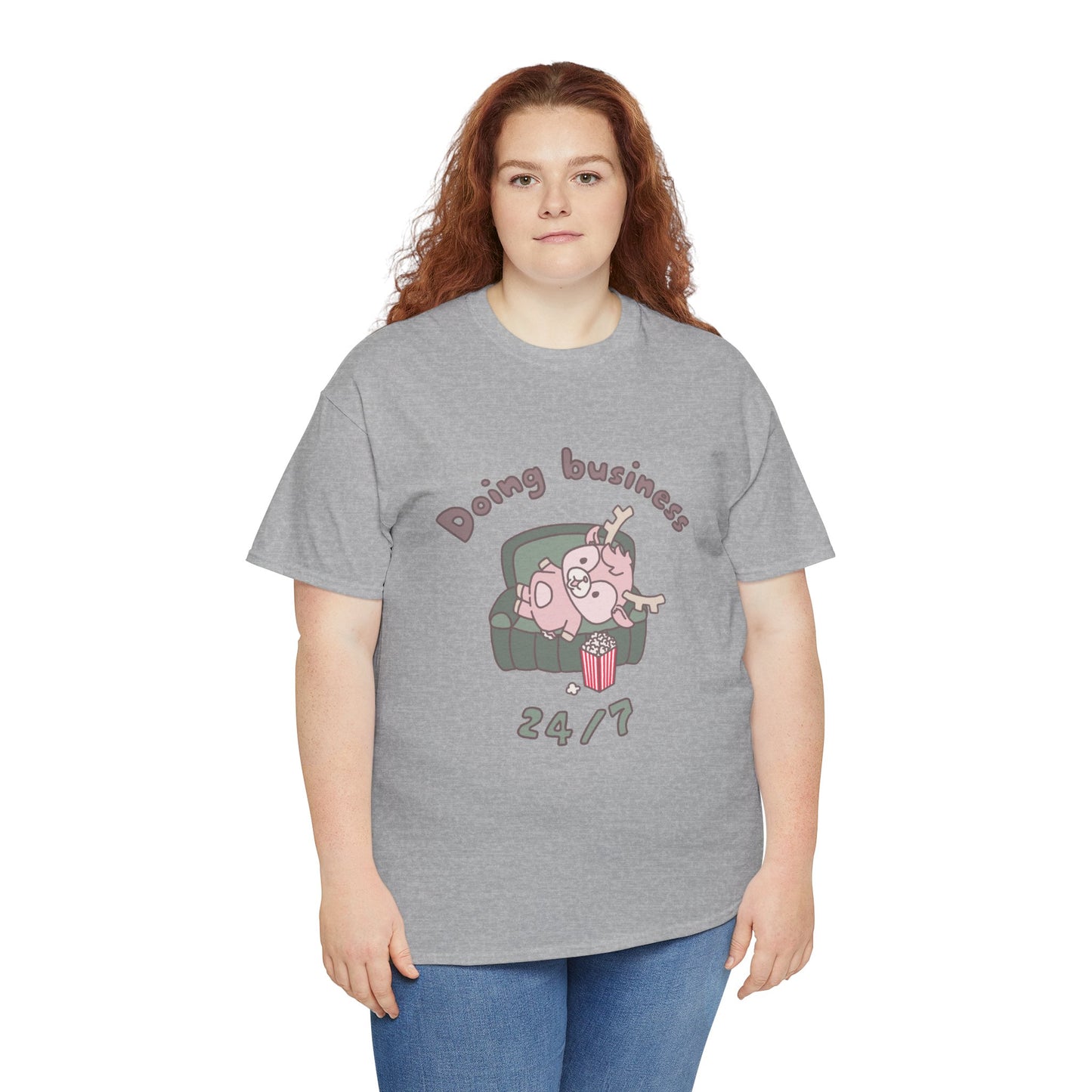 Shikataro's lazy unisex shirt from organic cotton (US market)