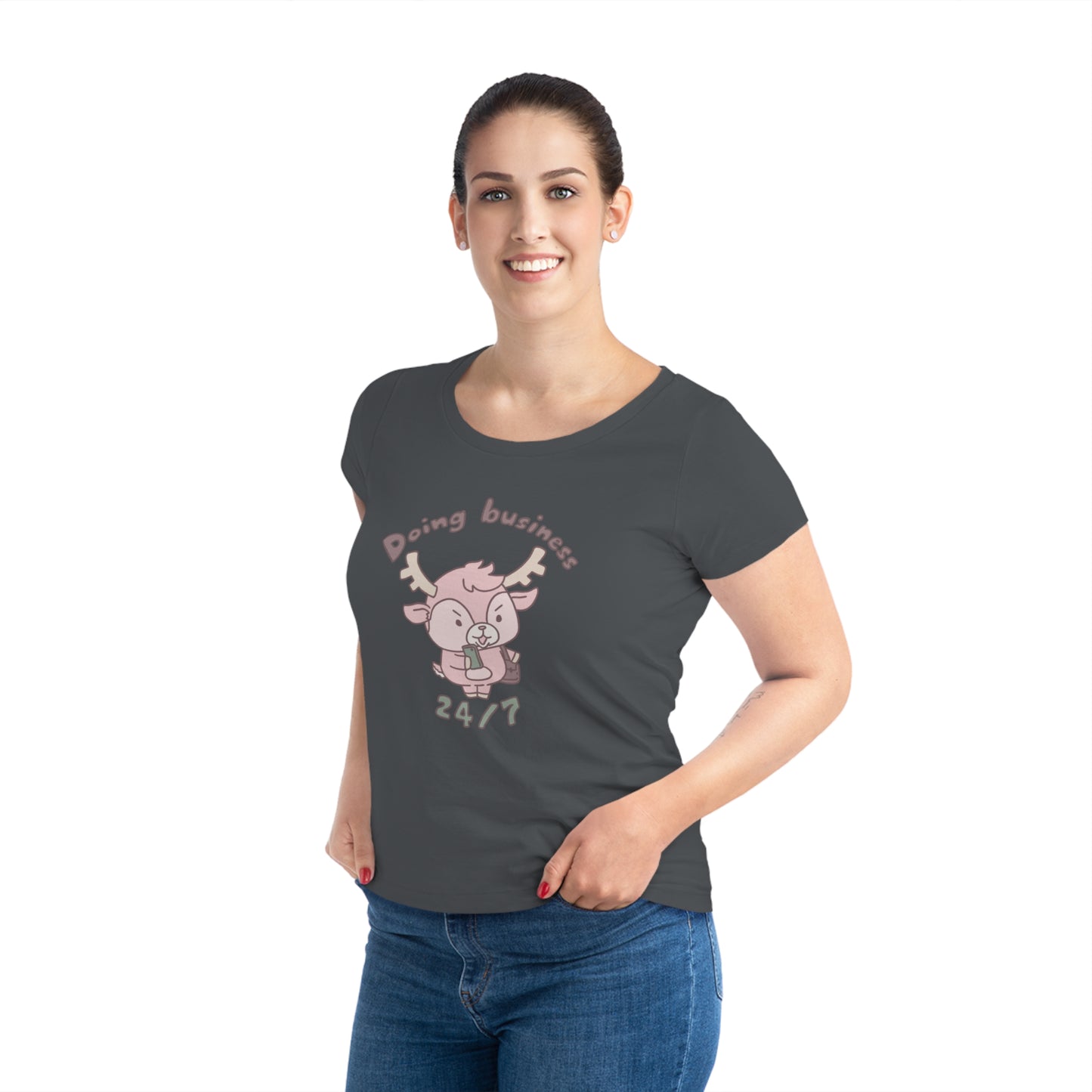 Shikataro's business women's shirt from organic cotton (EU market)