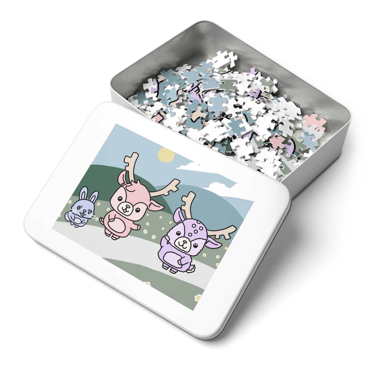 Shikataro and friends 252-piece puzzle in metal box (US)