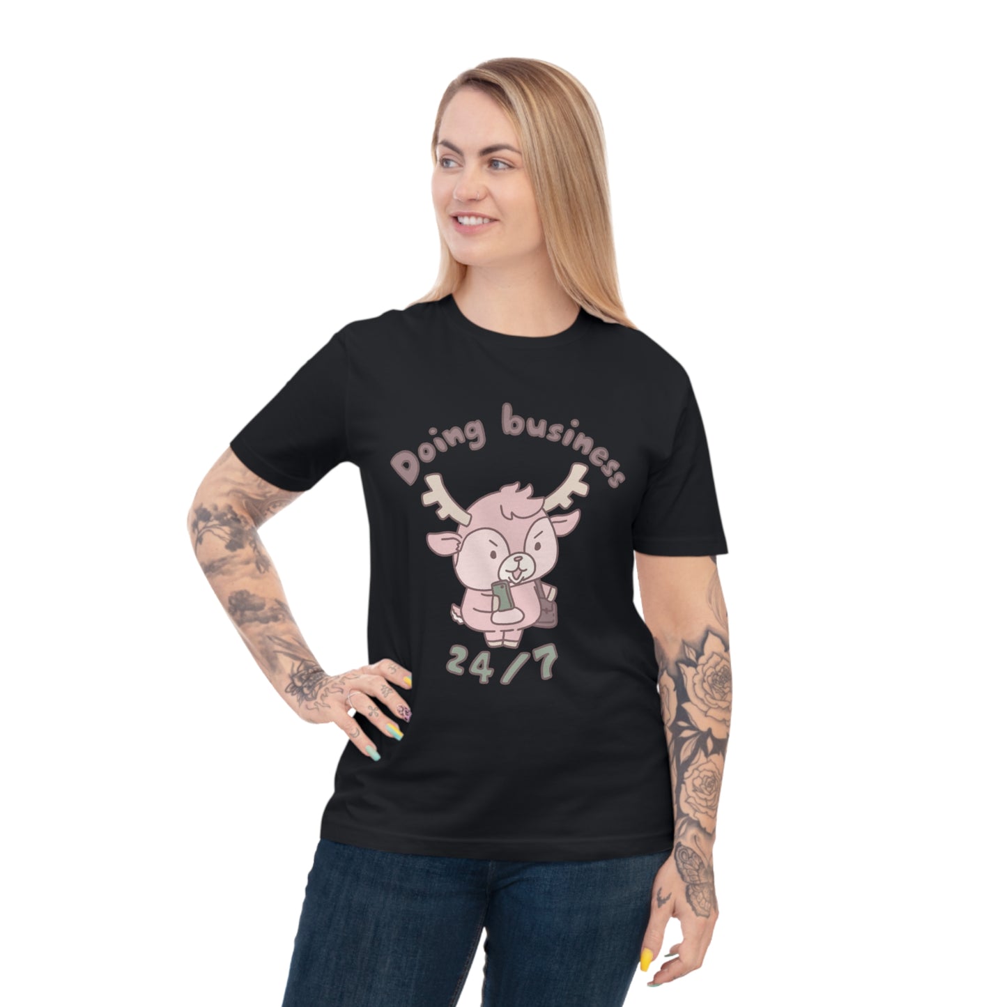 Shikataro's business unisex shirt from organic cotton (EU market)