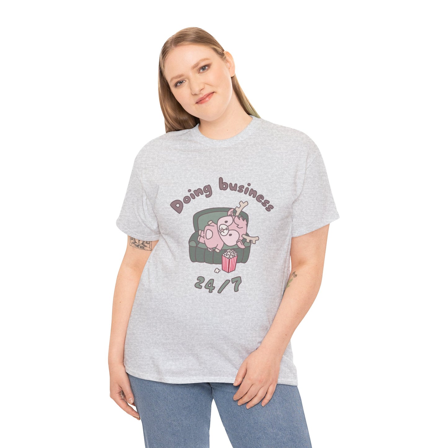 Shikataro's lazy unisex shirt from organic cotton (US market)