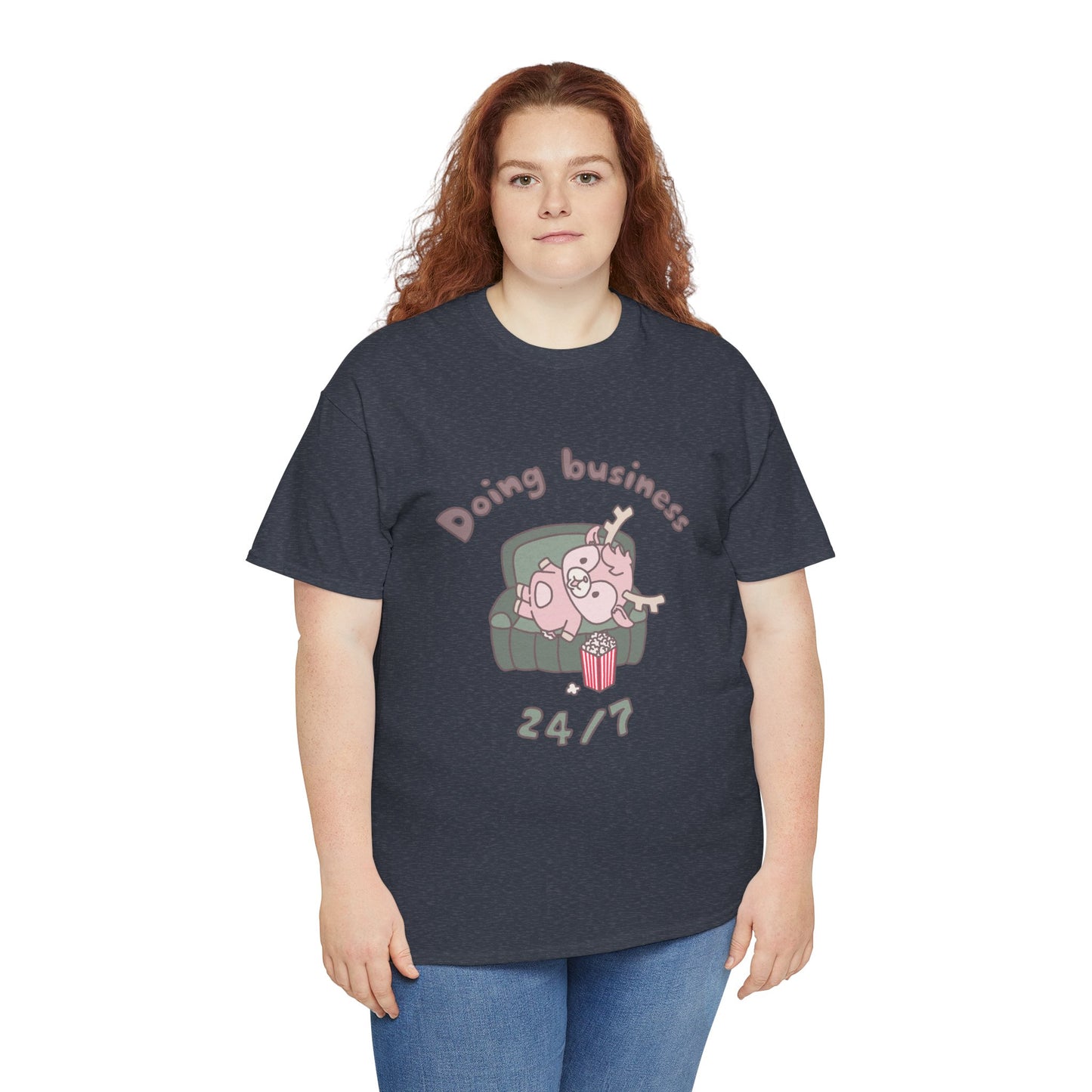 Shikataro's lazy unisex shirt from organic cotton (US market)